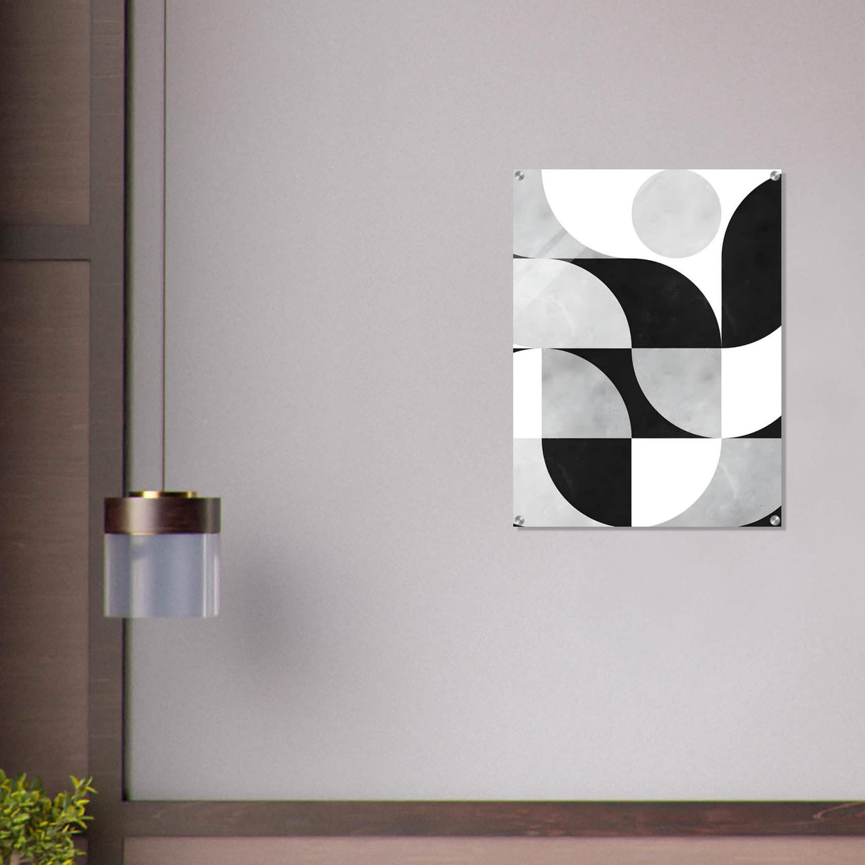 Da Vinci Minimalist Modern Art - Acrylic Print - 60x80 cm / 24x32″ -