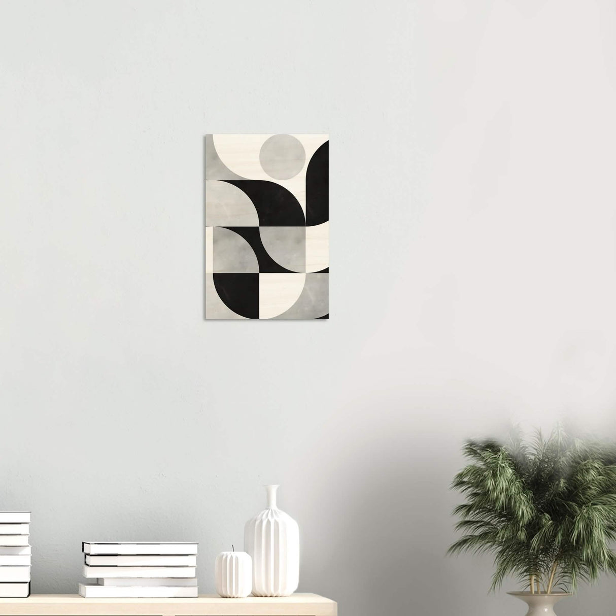 Da Vinci Minimalist Modern Art - Wood Prints - 30x45 cm / 12x18″ - 20 mm