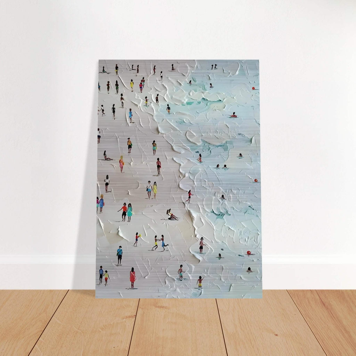 Da Vinci Minimalist Modern Art - Brushed Aluminum Print - 70x100 cm / 28x40″ -