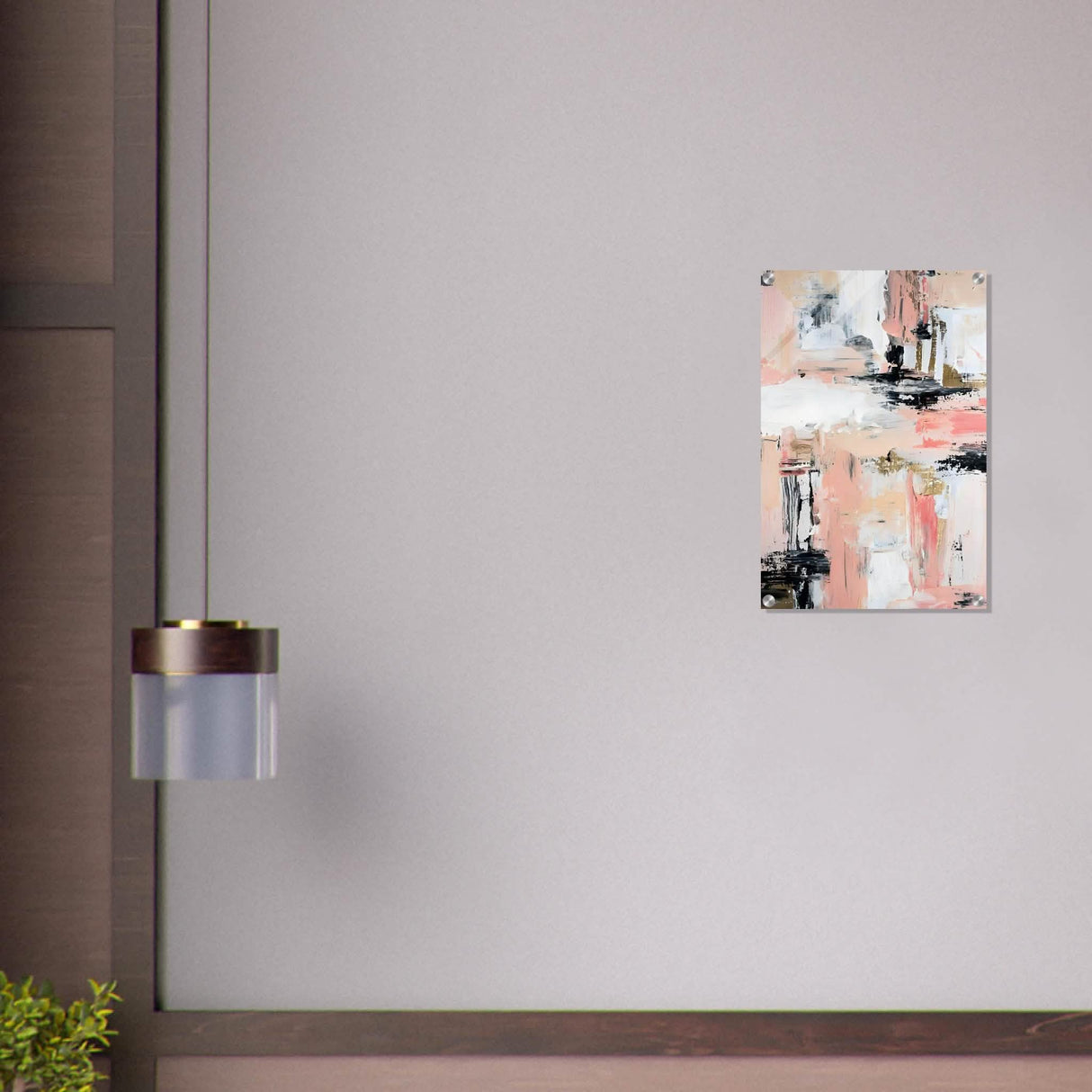 Da Vinci Minimalist Modern Art - Acrylic Print - 40x60 cm / 16x24″ -