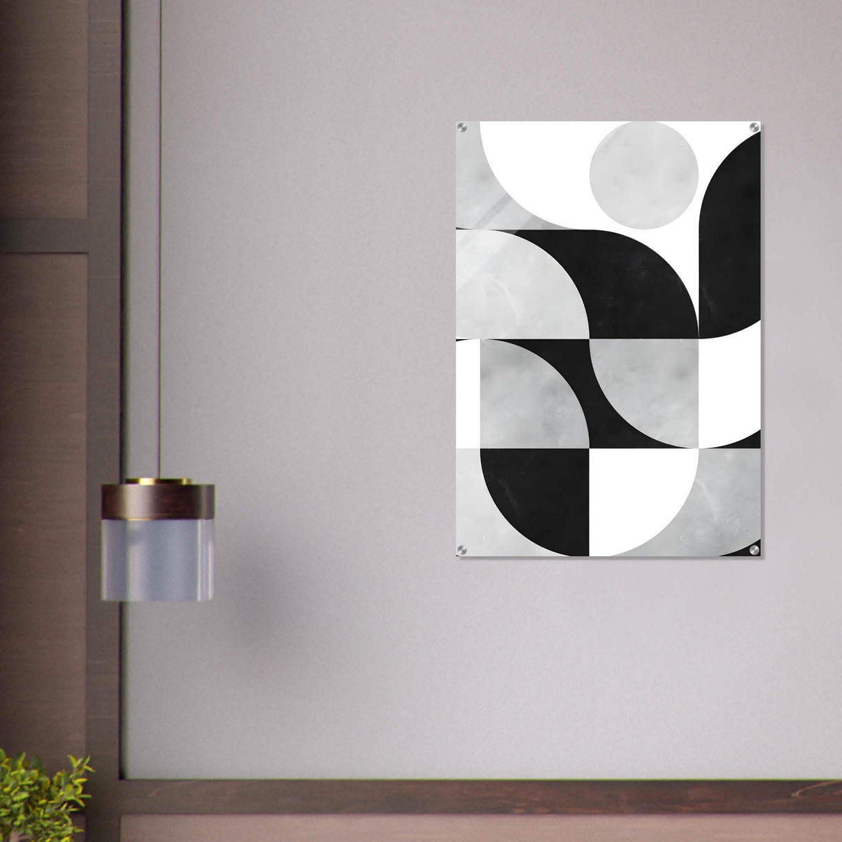 Da Vinci Minimalist Modern Art - Acrylic Print - 70x100 cm / 28x40″ -