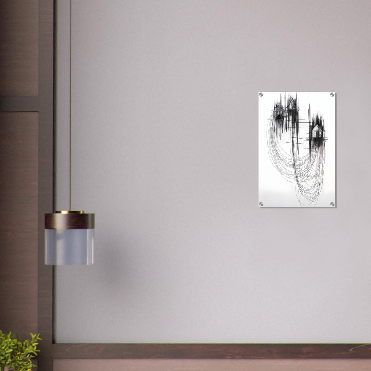 Da Vinci Minimalist Modern Art - Acrylic Print - 40x60 cm / 16x24″ -