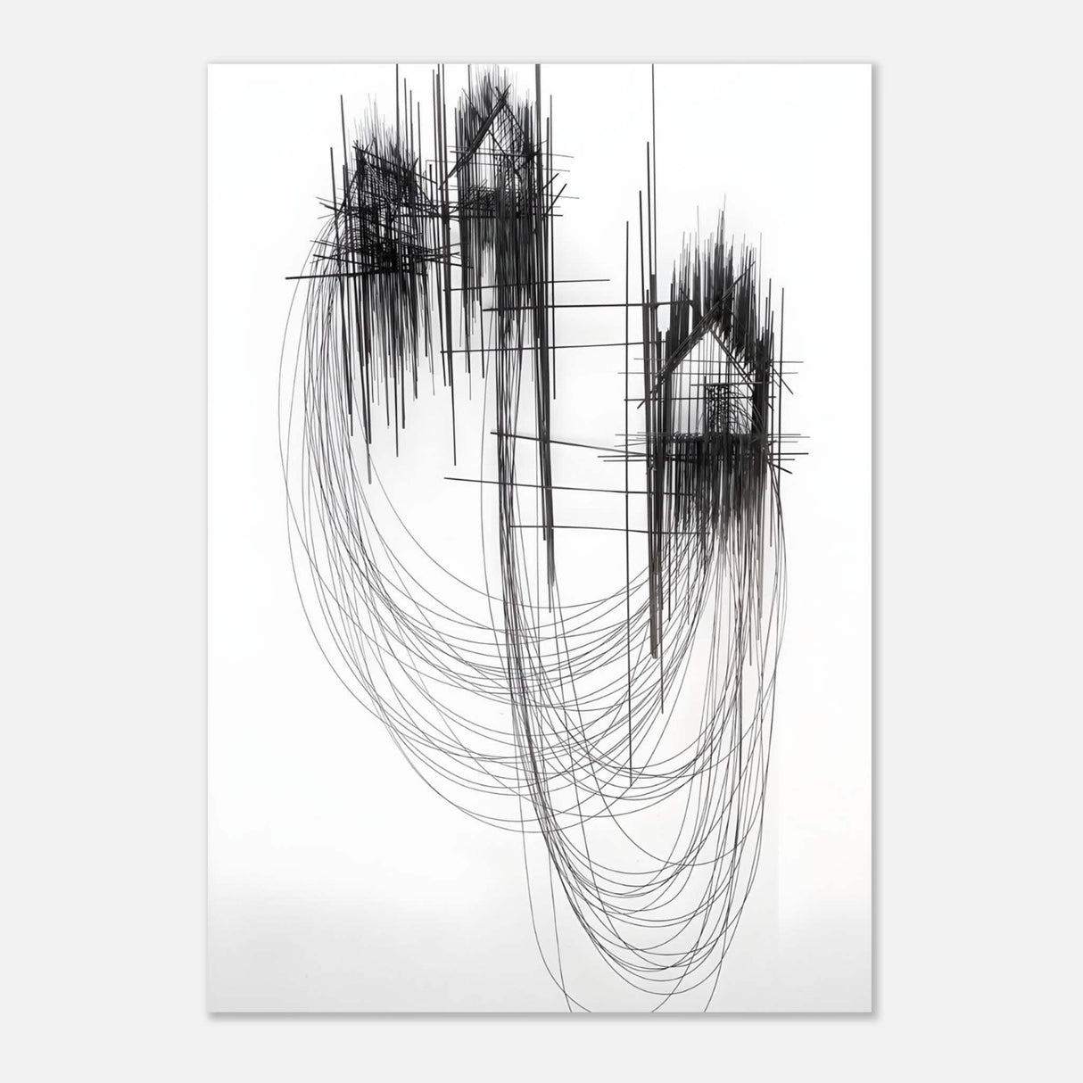 Da Vinci Minimalist Modern Art - Aluminum Print - 70x100 cm / 28x40″ -