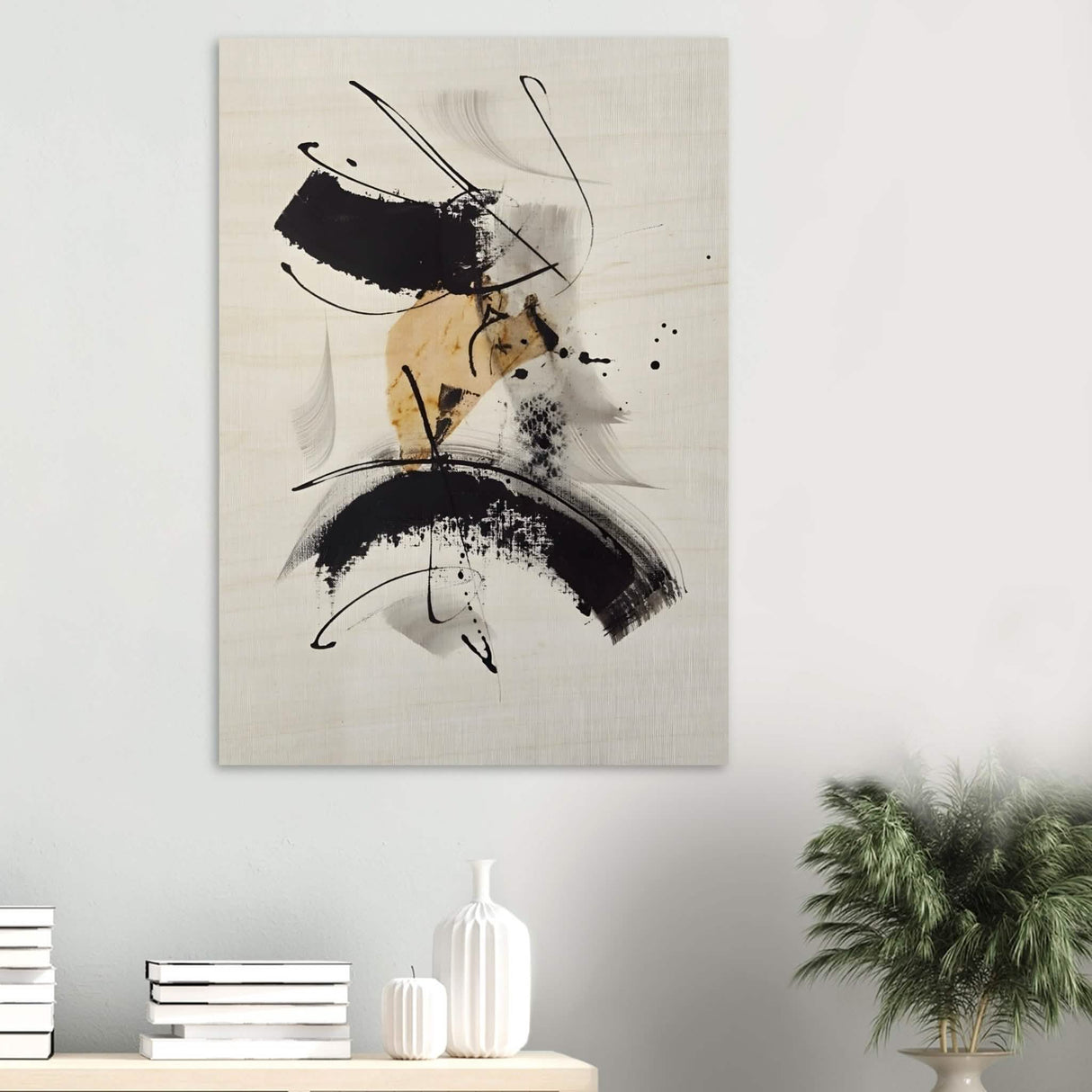 Da Vinci Minimalist Modern Art - Wood Prints - 70x100 cm / 28x40″ - 10 mm