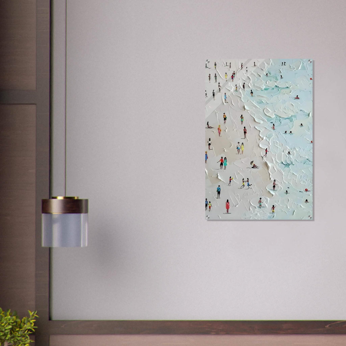 Da Vinci Minimalist Modern Art - Acrylic Print - 60x90 cm / 24x36″ -