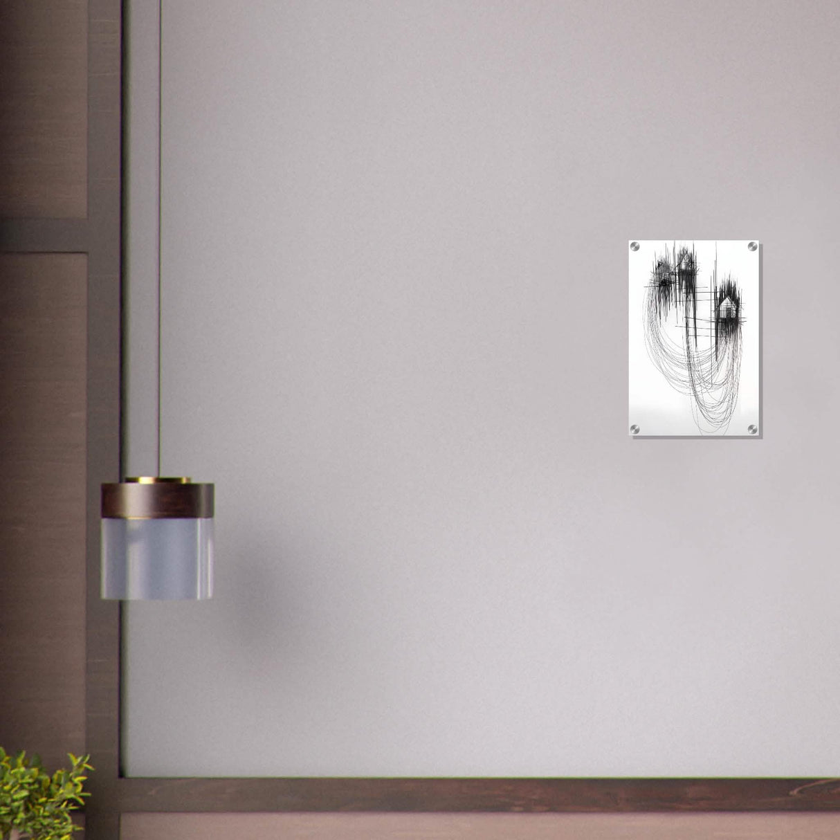 Da Vinci Minimalist Modern Art - Acrylic Print - 30x45 cm / 12x18″ -