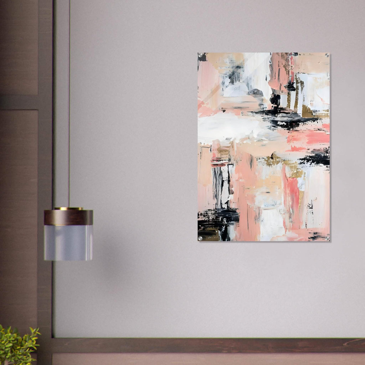 Da Vinci Minimalist Modern Art - Acrylic Print - 70x100 cm / 28x40″ -