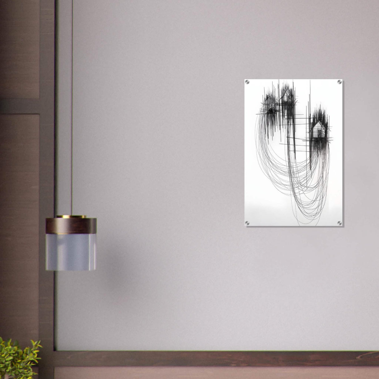 Da Vinci Minimalist Modern Art - Acrylic Print - 50x75 cm / 20x30″ -