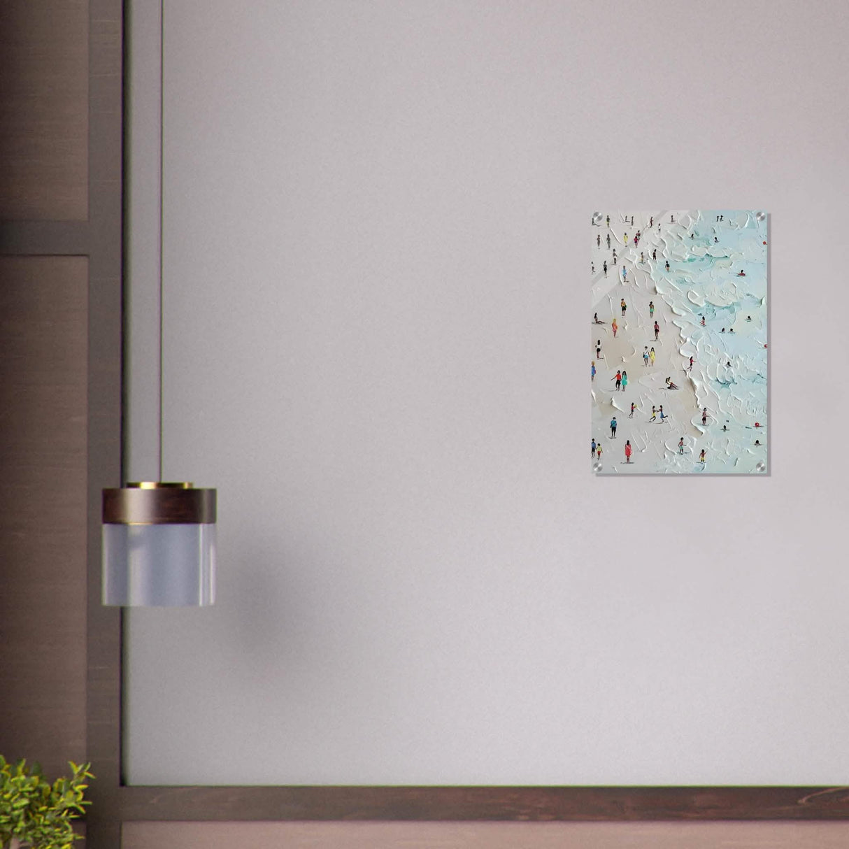 Da Vinci Minimalist Modern Art - Acrylic Print - 40x60 cm / 16x24″ -