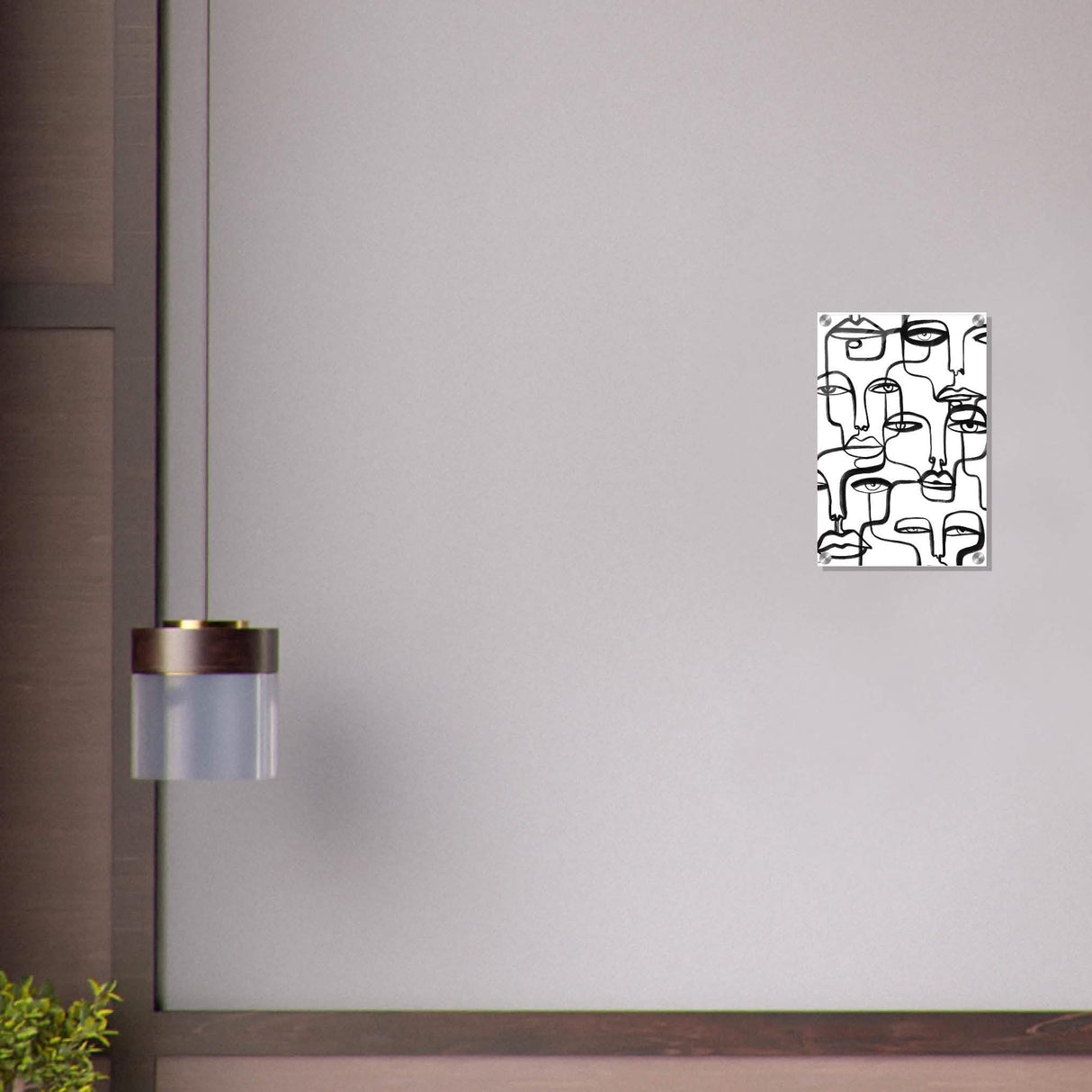 Da Vinci Minimalist Modern Art - Acrylic Print - 30x45 cm / 12x18″ -