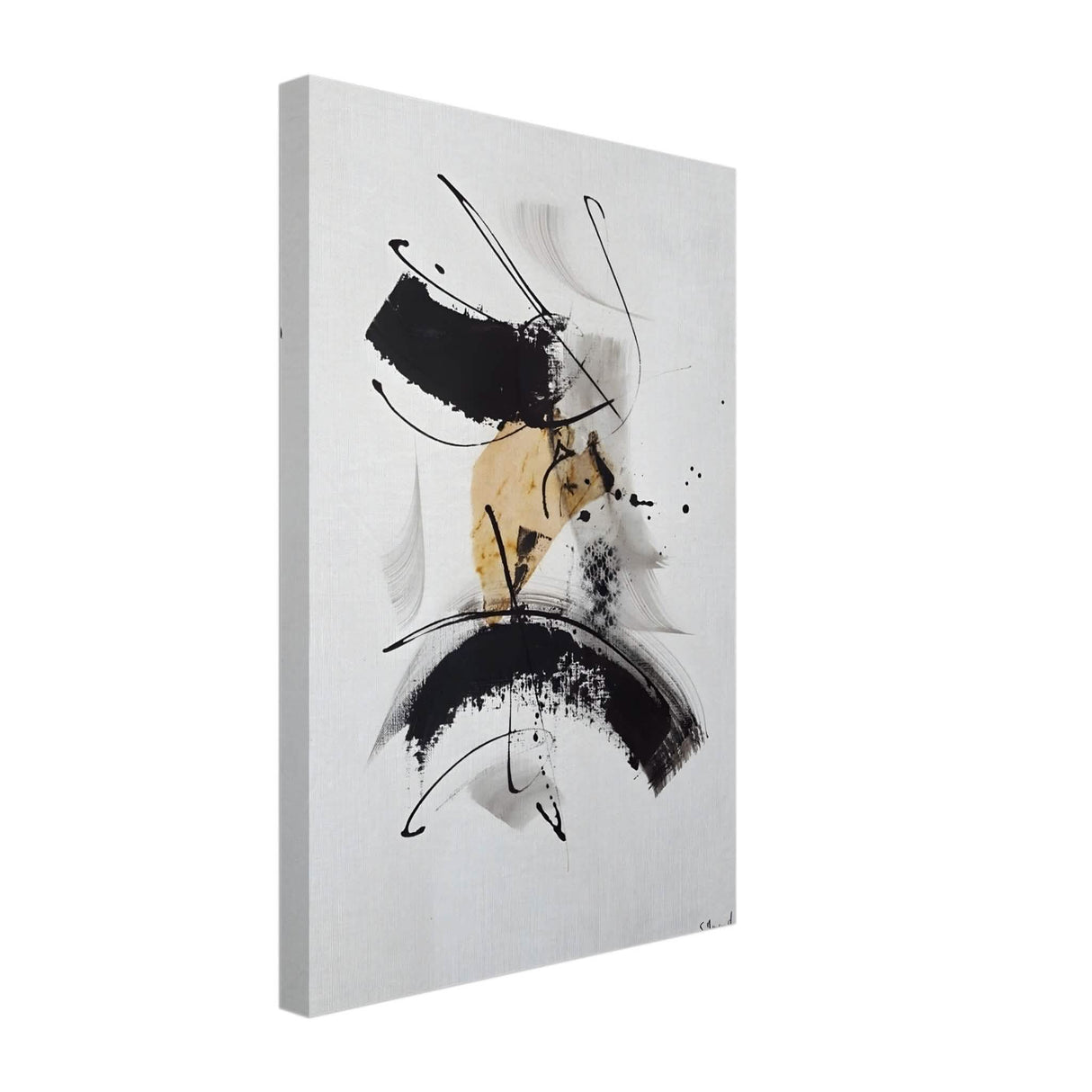 Da Vinci Minimalist Modern Art - Canvas - 30x45 cm / 12x18″ - Slim