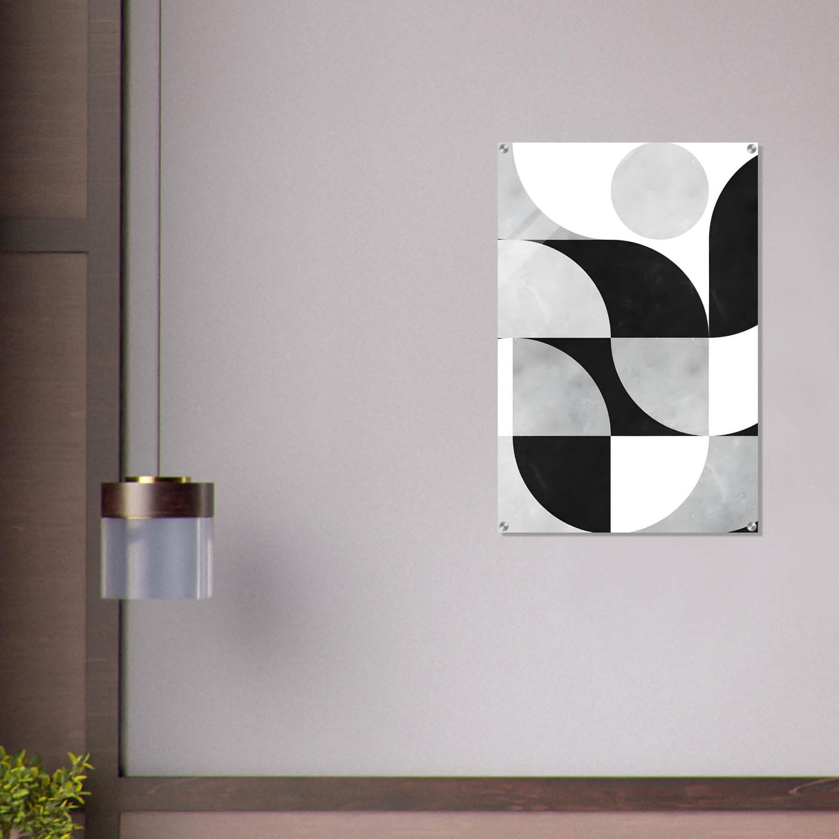 Da Vinci Minimalist Modern Art - Acrylic Print - 60x90 cm / 24x36″ -