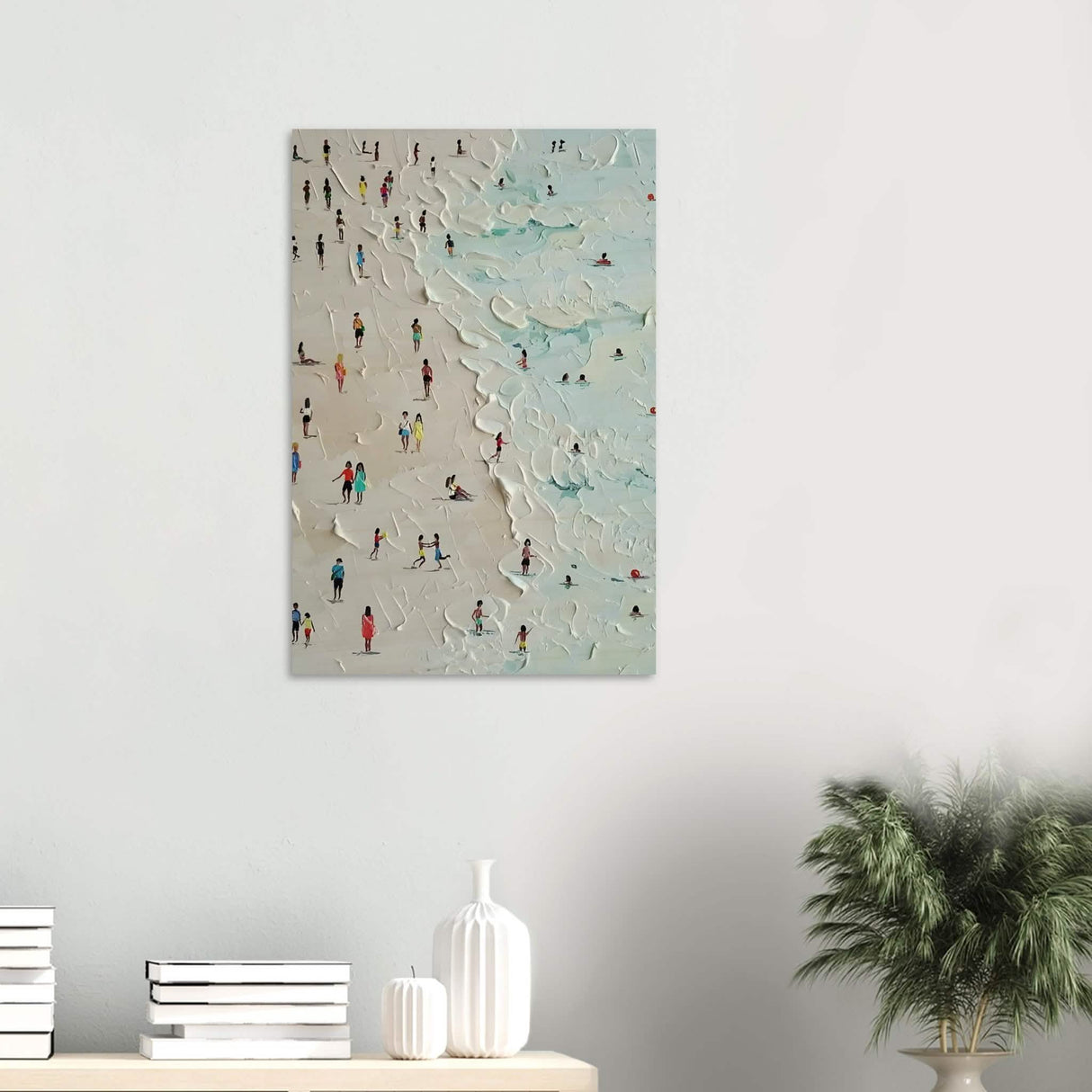 Da Vinci Minimalist Modern Art - Wood Prints - 50x75 cm / 20x30″ - 20 mm