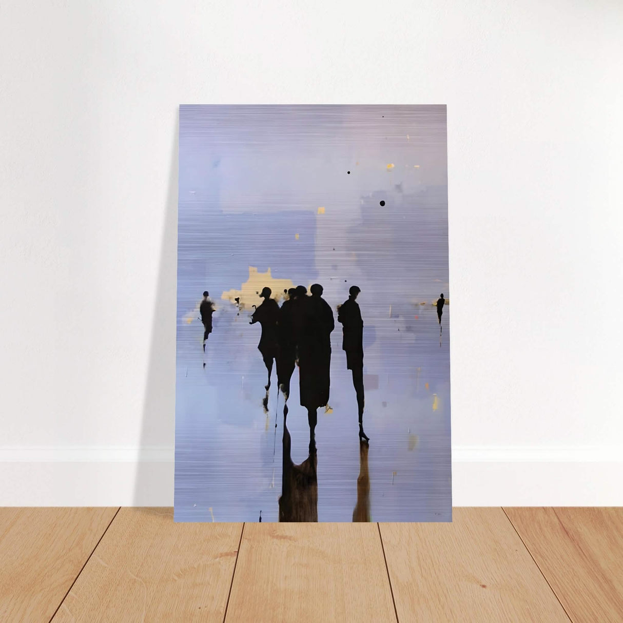 Da Vinci Minimalist Modern Art - Brushed Aluminum Print - 60x90 cm / 24x36″ -