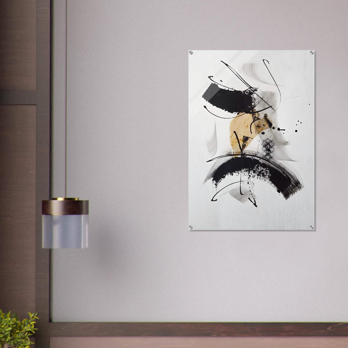 Da Vinci Minimalist Modern Art - Acrylic Print - 70x100 cm / 28x40″ -