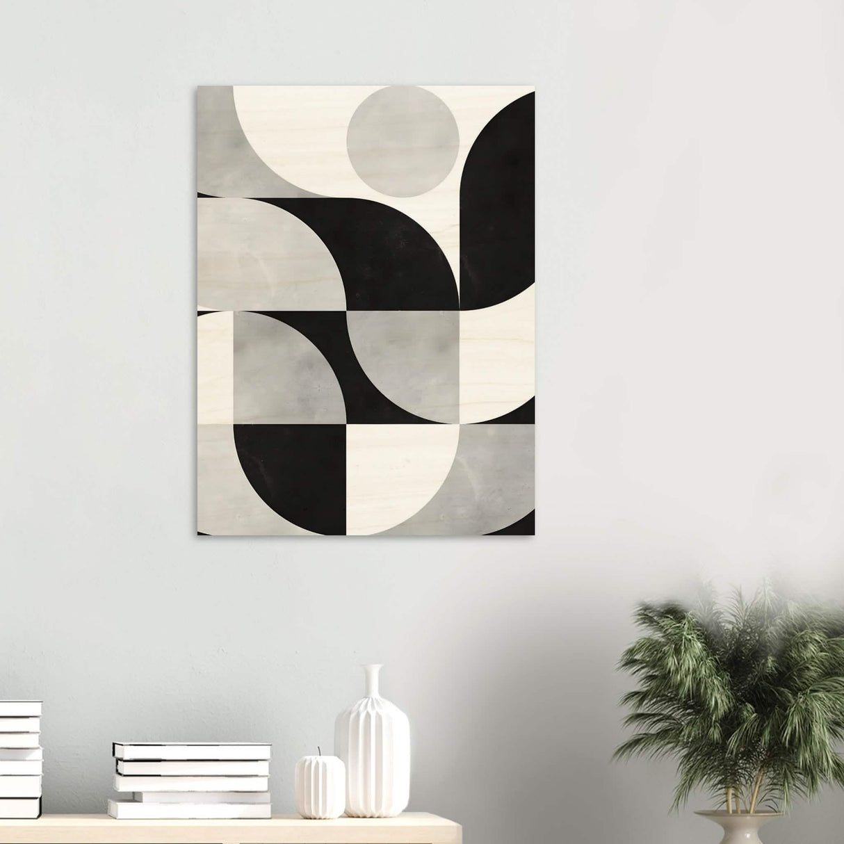 Da Vinci Minimalist Modern Art - Wood Prints - 60x80 cm / 24x32″ - 10 mm