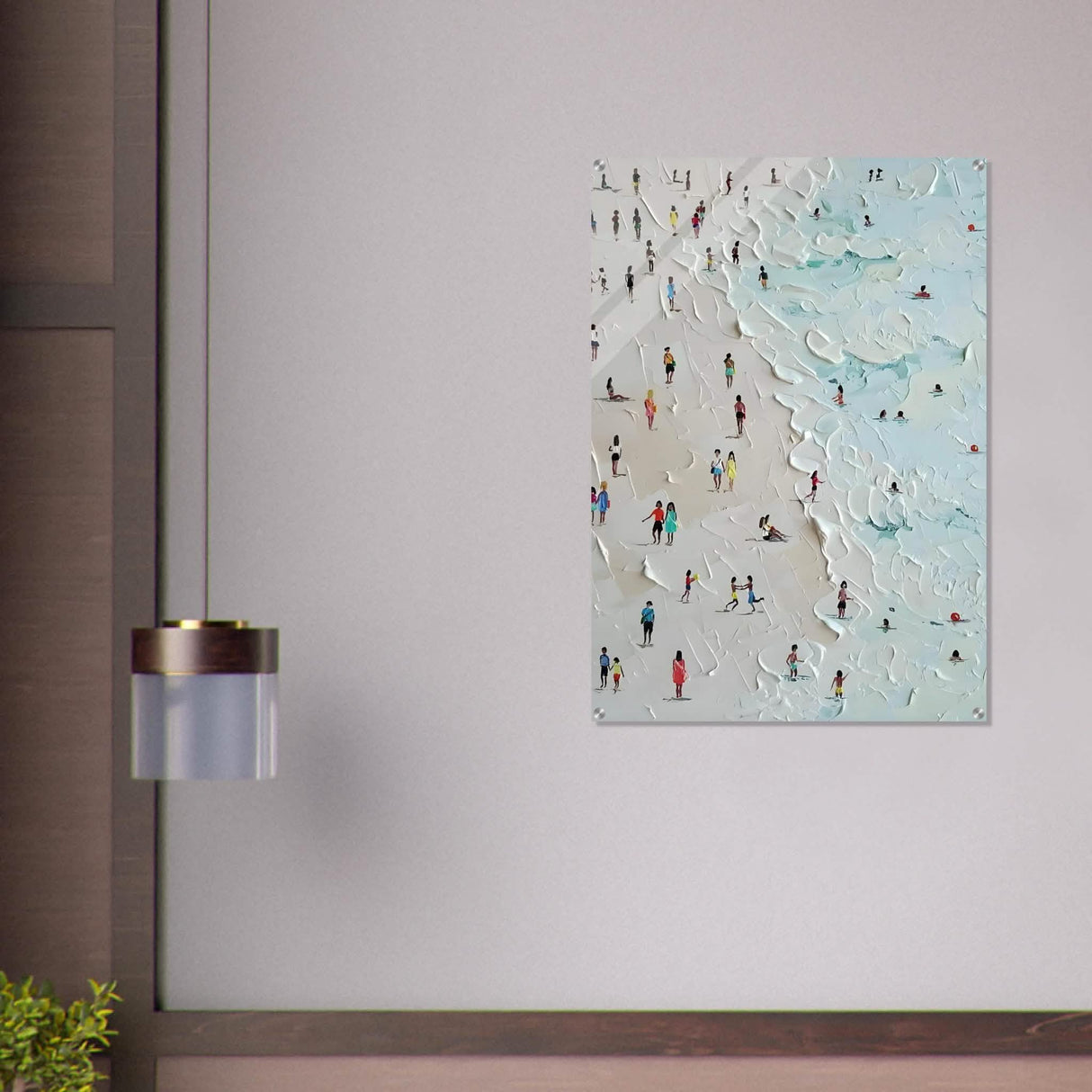 Da Vinci Minimalist Modern Art - Acrylic Print - 70x100 cm / 28x40″ -