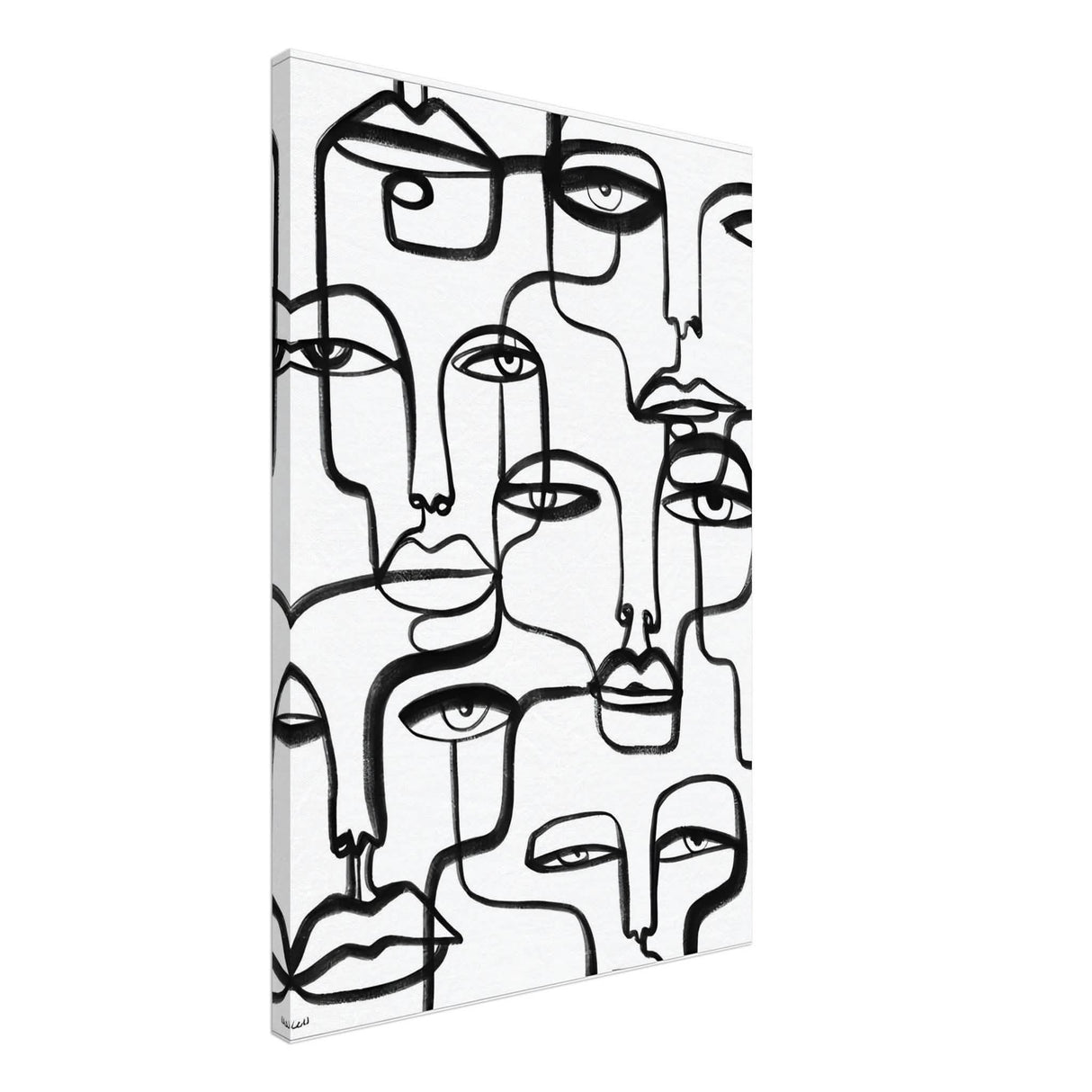 Da Vinci Minimalist Modern Art - Canvas - 50x75 cm / 20x30″ - Slim