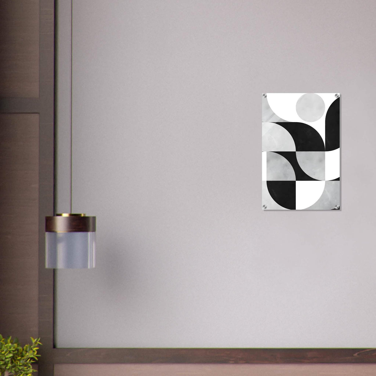 Da Vinci Minimalist Modern Art - Acrylic Print - 40x60 cm / 16x24″ -