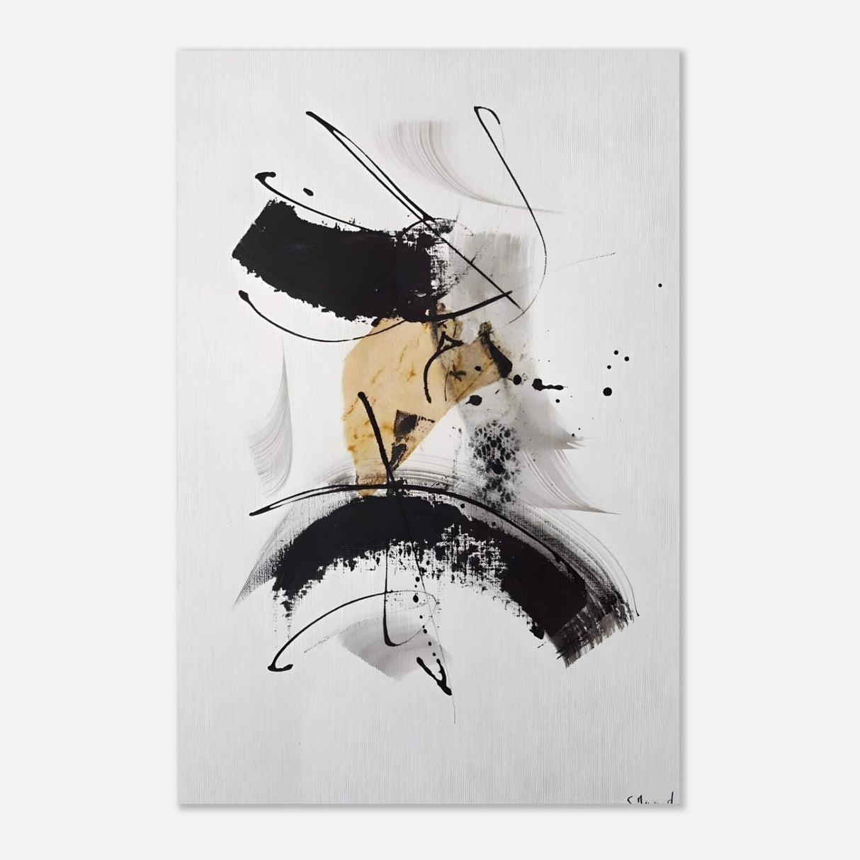 Da Vinci Minimalist Modern Art - Aluminum Print - 50x75 cm / 20x30″ -