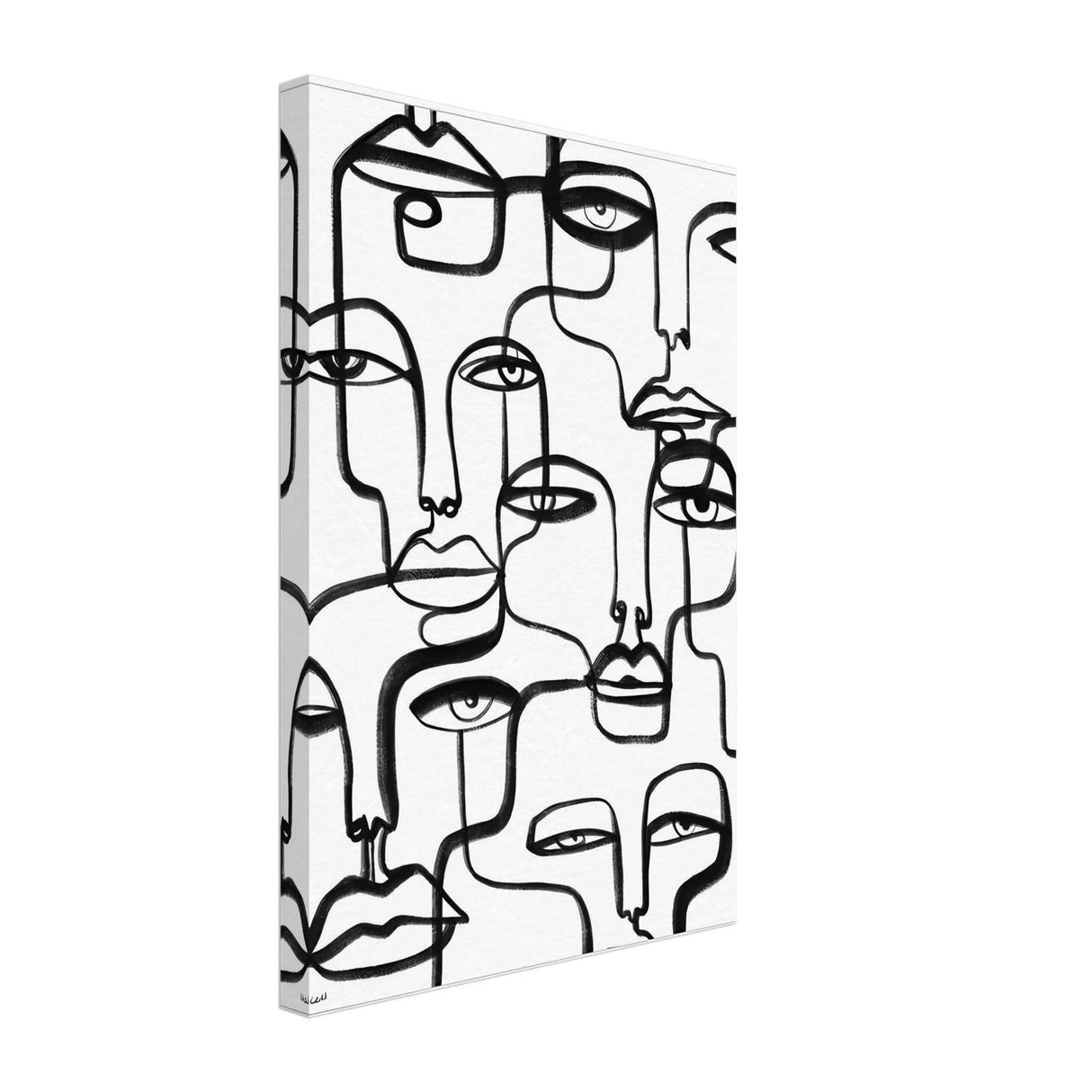 Da Vinci Minimalist Modern Art - Canvas - 30x45 cm / 12x18″ - Slim