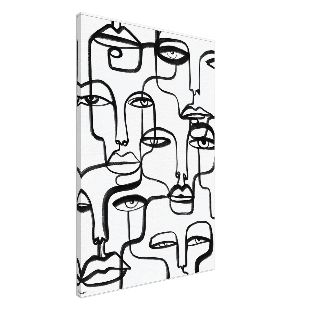 Da Vinci Minimalist Modern Art - Canvas - 60x90 cm / 24x36″ - Slim