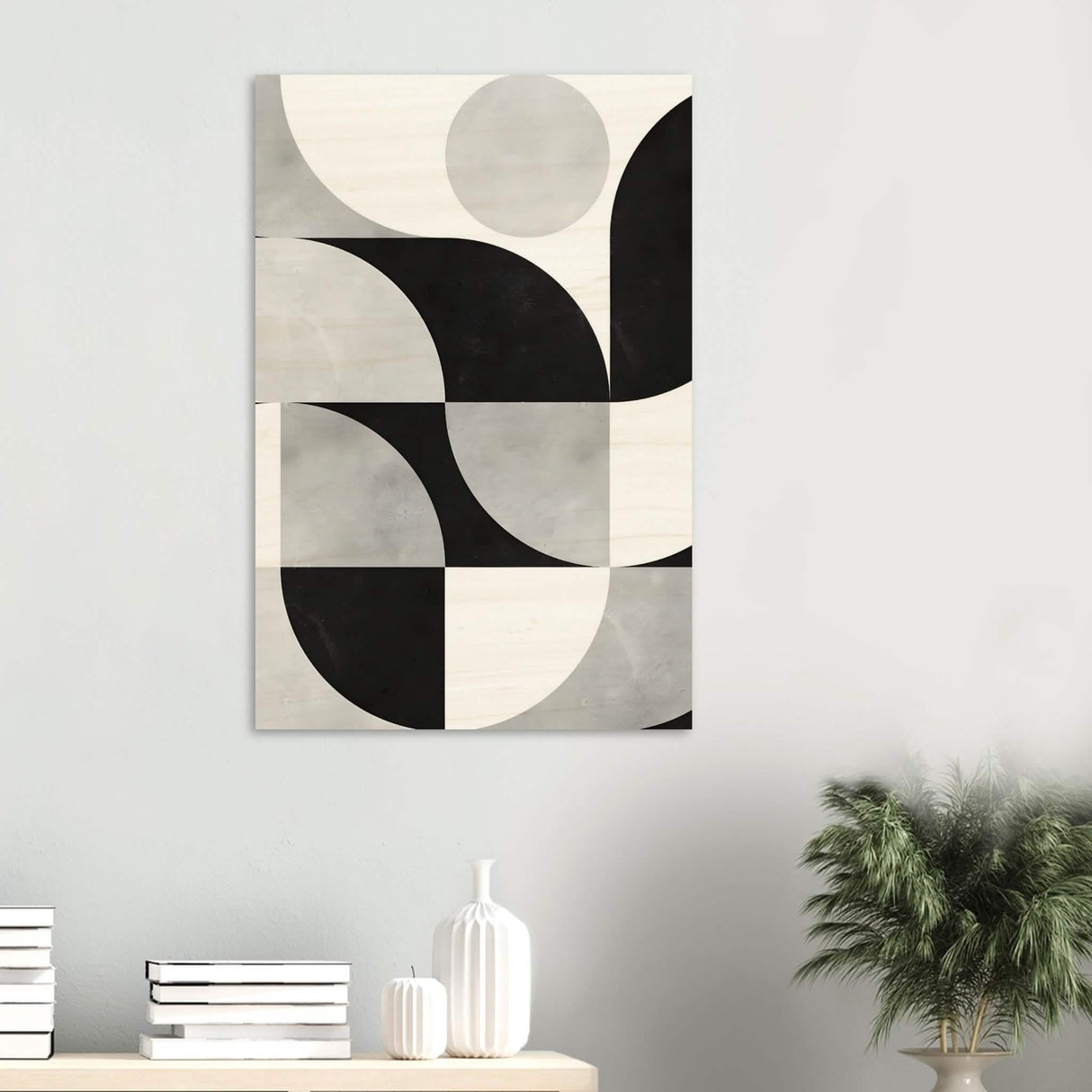 Da Vinci Minimalist Modern Art - Wood Prints - 60x90 cm / 24x36″ - 10 mm