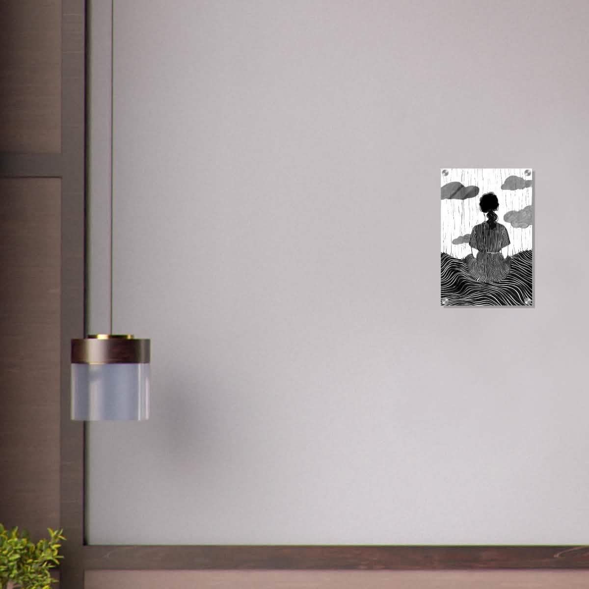 Da Vinci Minimalist Modern Art - Acrylic Print - 30x45 cm / 12x18″ -