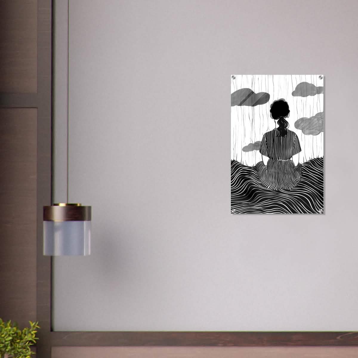 Da Vinci Minimalist Modern Art - Acrylic Print - 50x75 cm / 20x30″ -