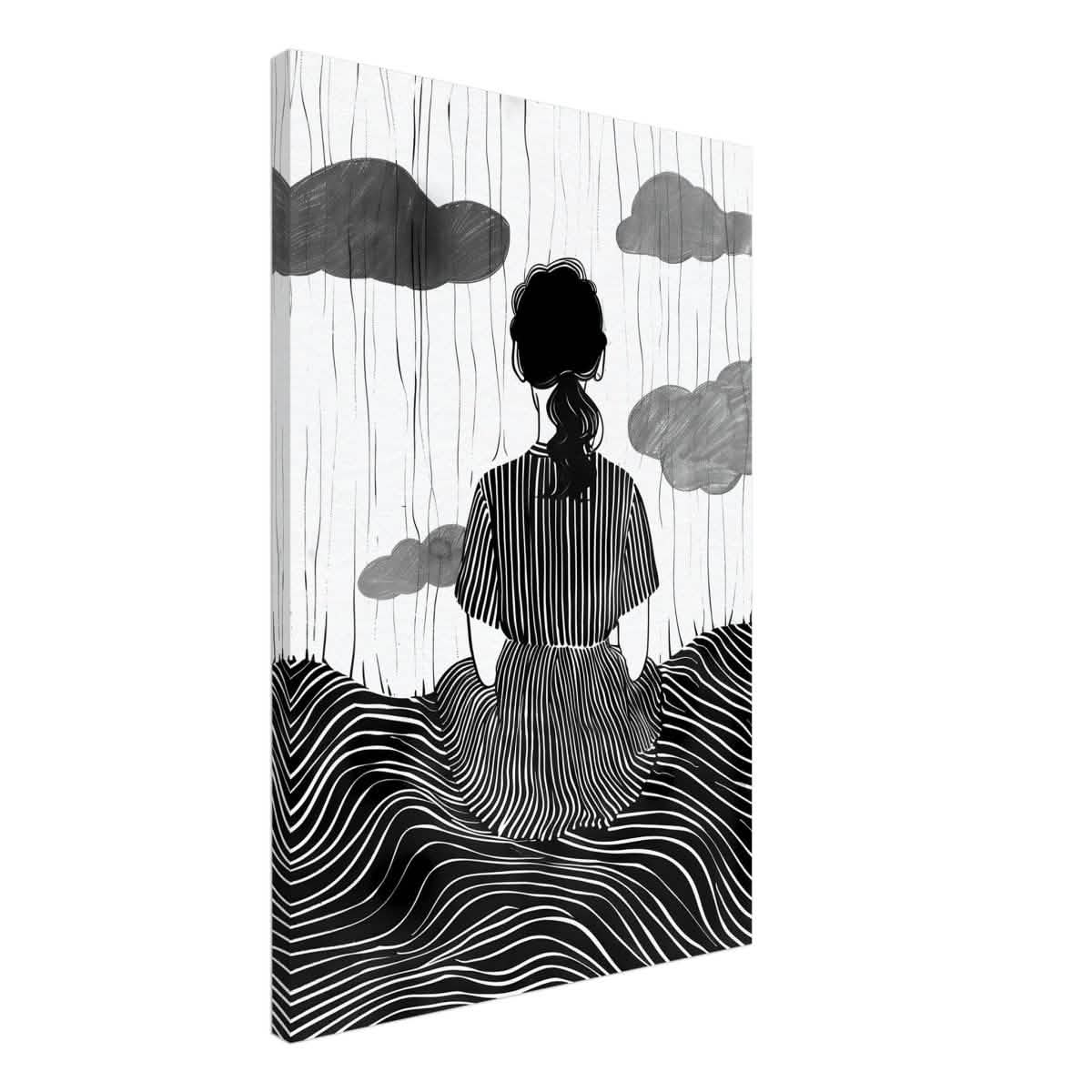 Da Vinci Minimalist Modern Art - Canvas - 50x75 cm / 20x30″ - Slim