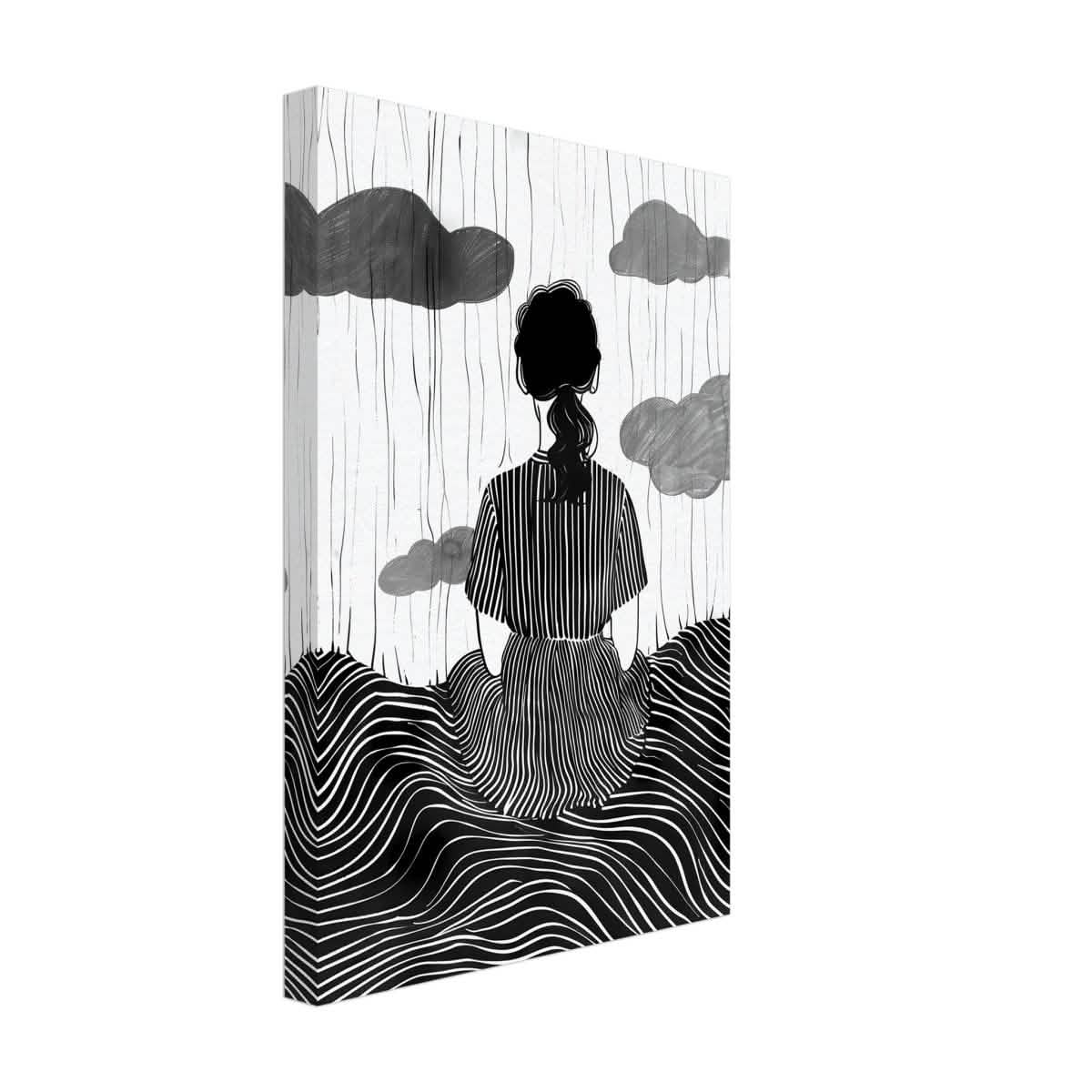 Da Vinci Minimalist Modern Art - Canvas - 30x45 cm / 12x18″ - Thick