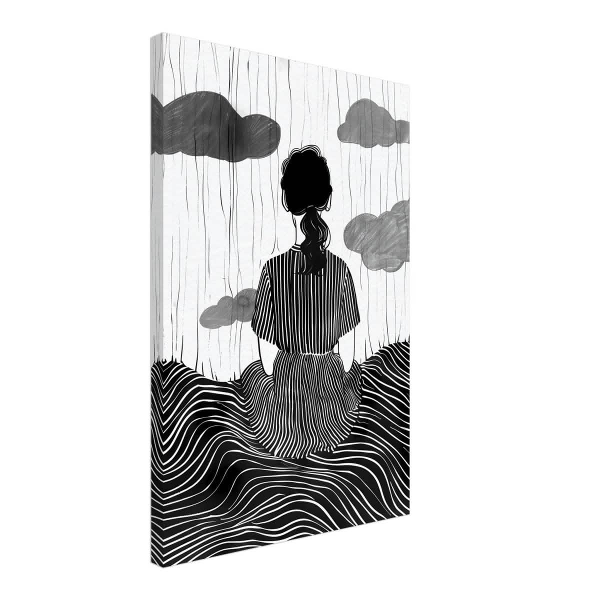 Da Vinci Minimalist Modern Art - Canvas - 40x60 cm / 16x24″ - Slim