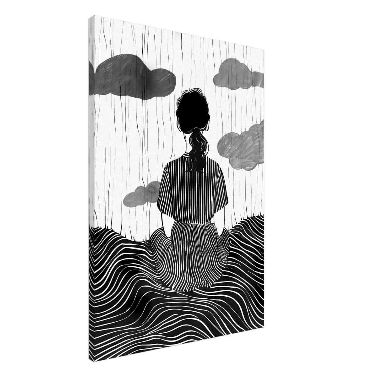 Da Vinci Minimalist Modern Art - Canvas - 70x100 cm / 28x40″ - Thick