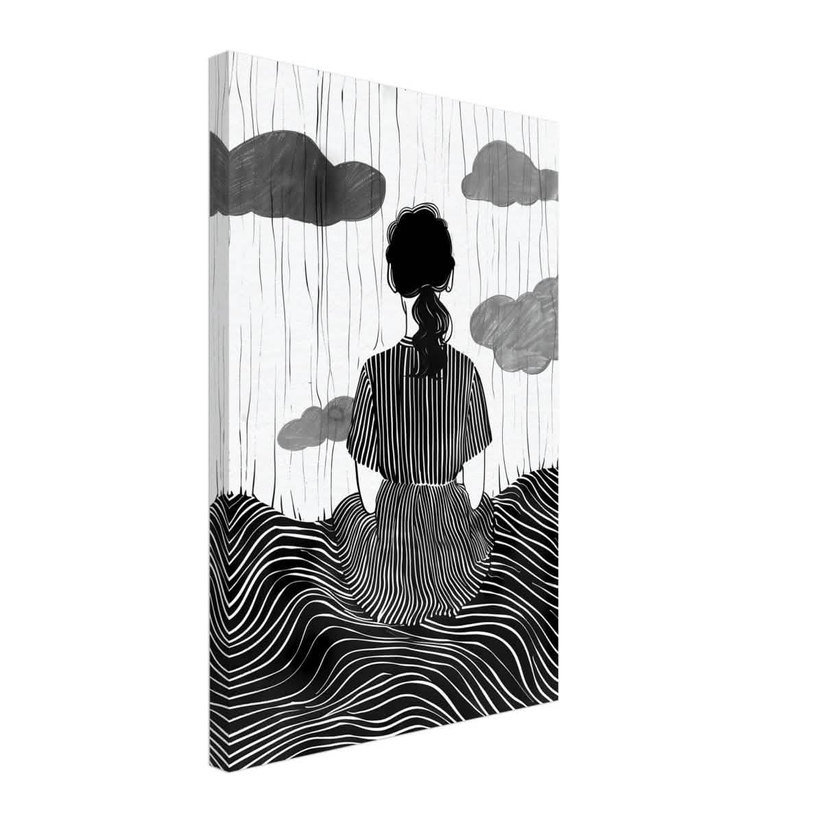 Da Vinci Minimalist Modern Art - Canvas - 40x60 cm / 16x24″ - Thick