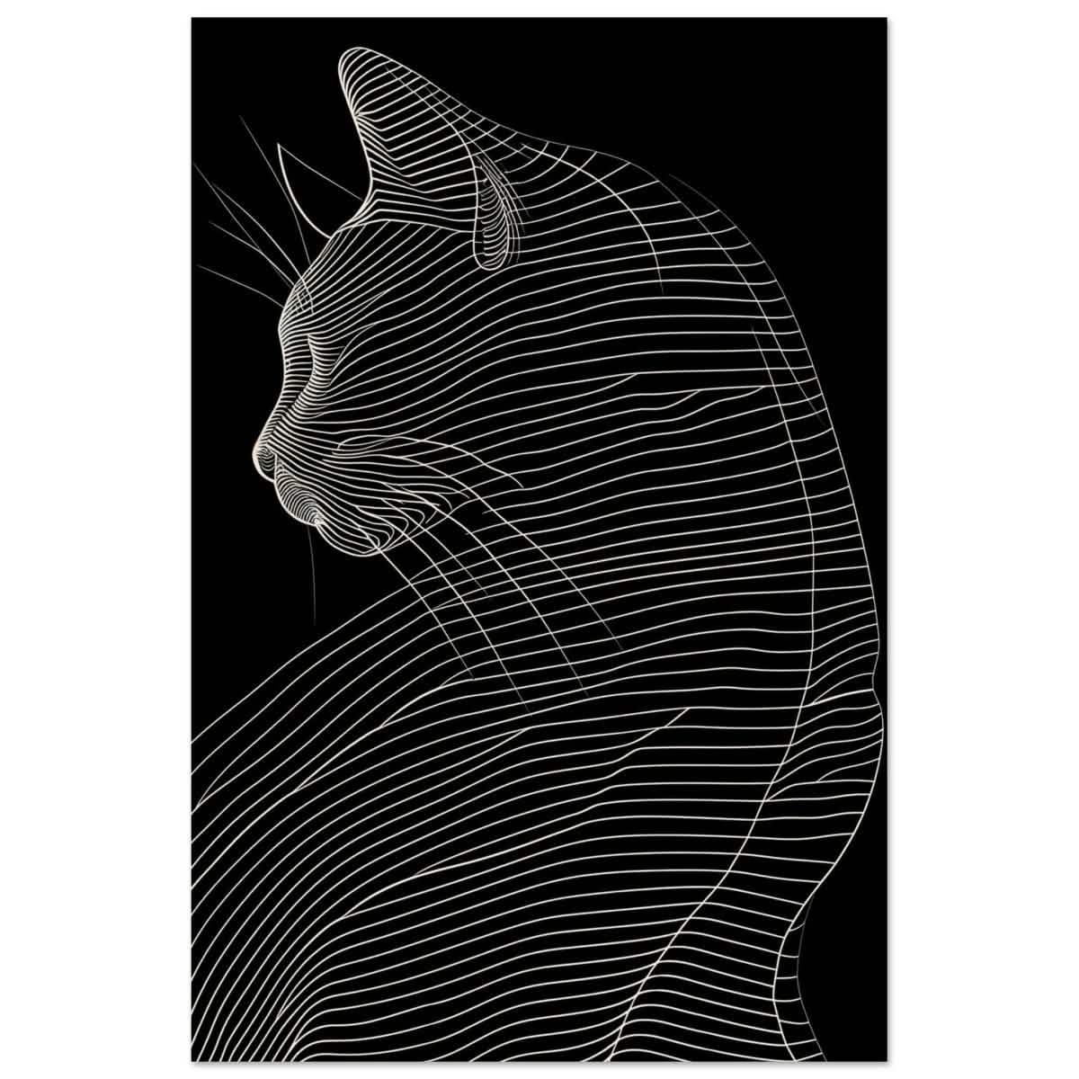 Da Vinci Minimalist Modern wall art print - Wood Prints - 30x45 cm / 12x18″ -