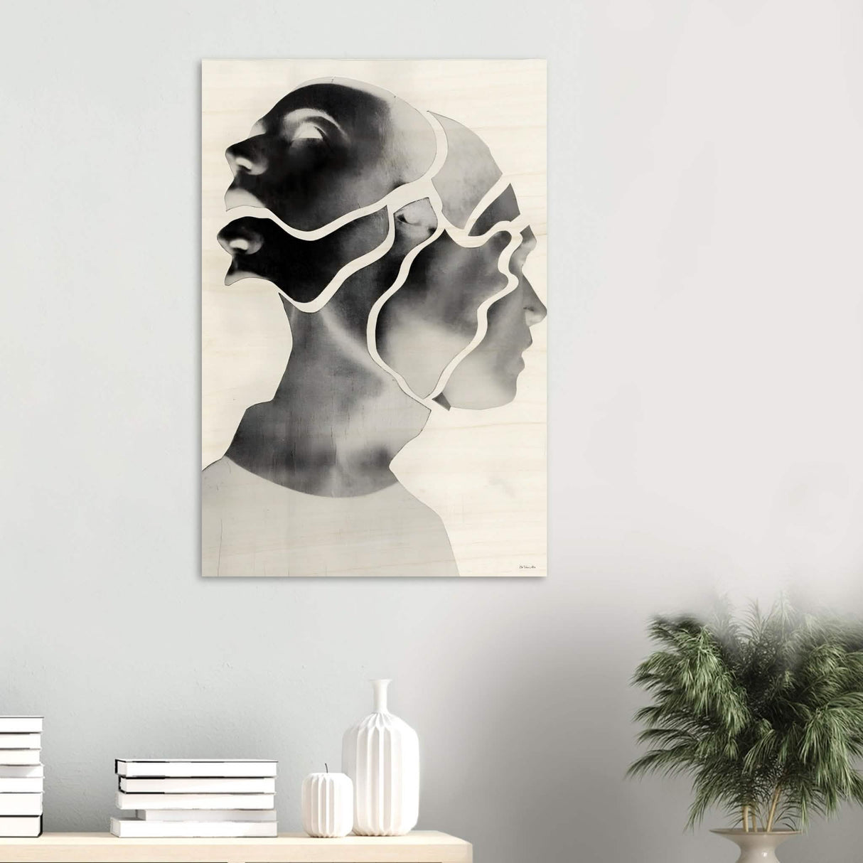 Da Vinci Minimalist Modern Wall Art - Wood Prints - 60x90 cm / 24x36″ - 10 mm