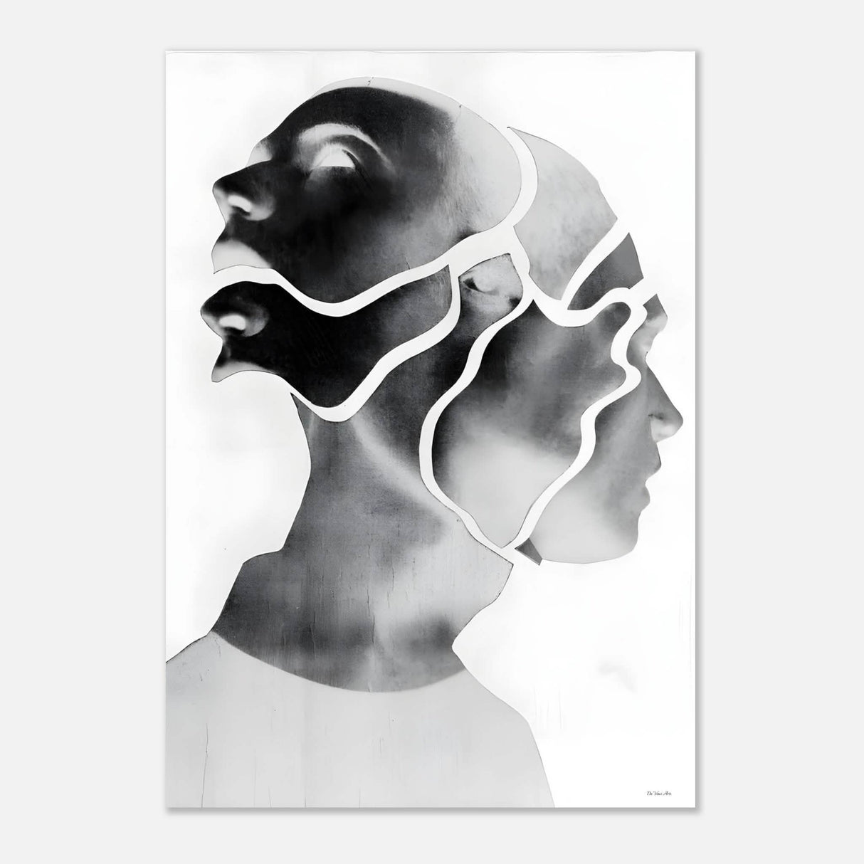 Da Vinci Minimalist Modern Wall Art - Aluminum Print - 70x100 cm / 28x40″ -