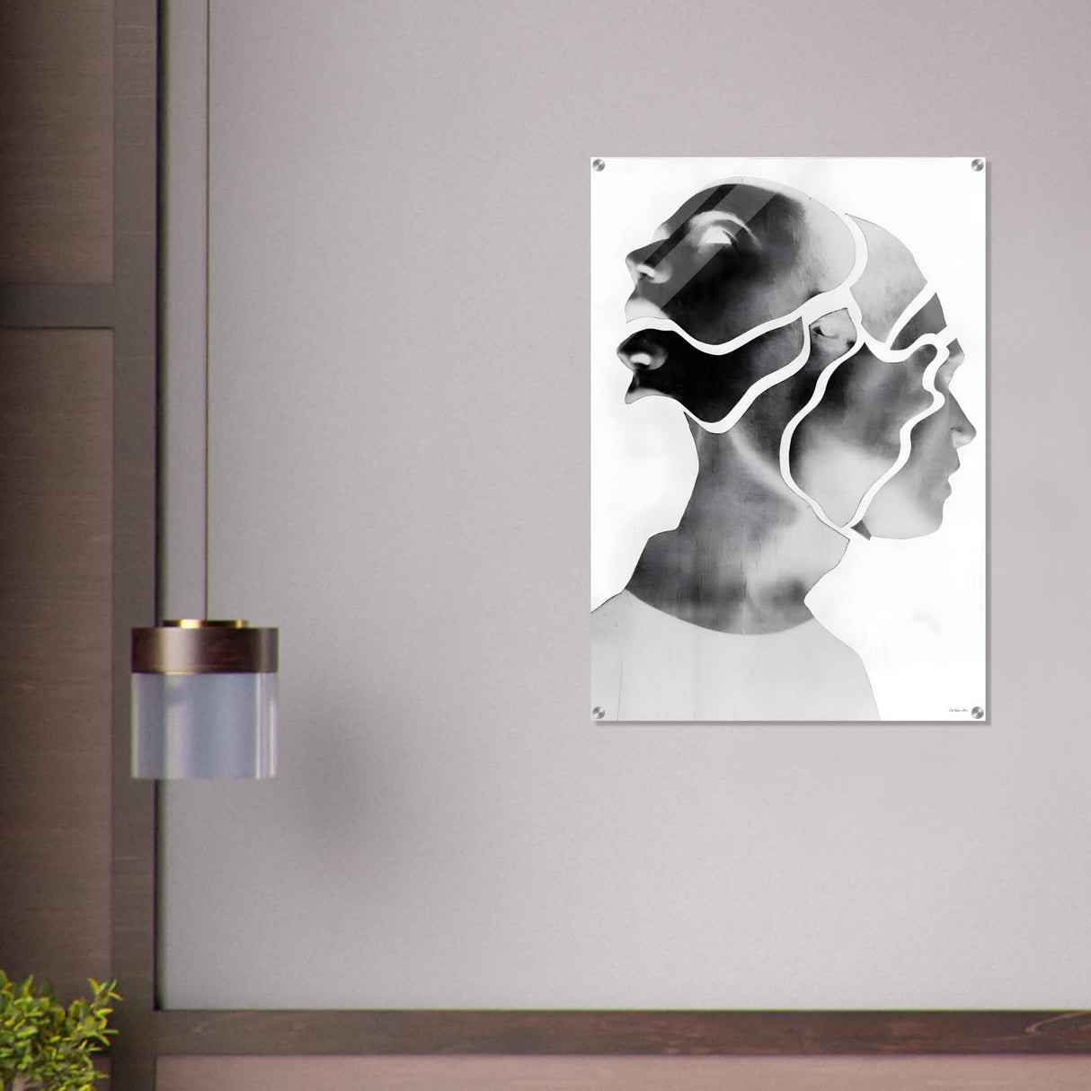 Da Vinci Minimalist Modern Wall Art - Acrylic Print - 70x100 cm / 28x40″ -