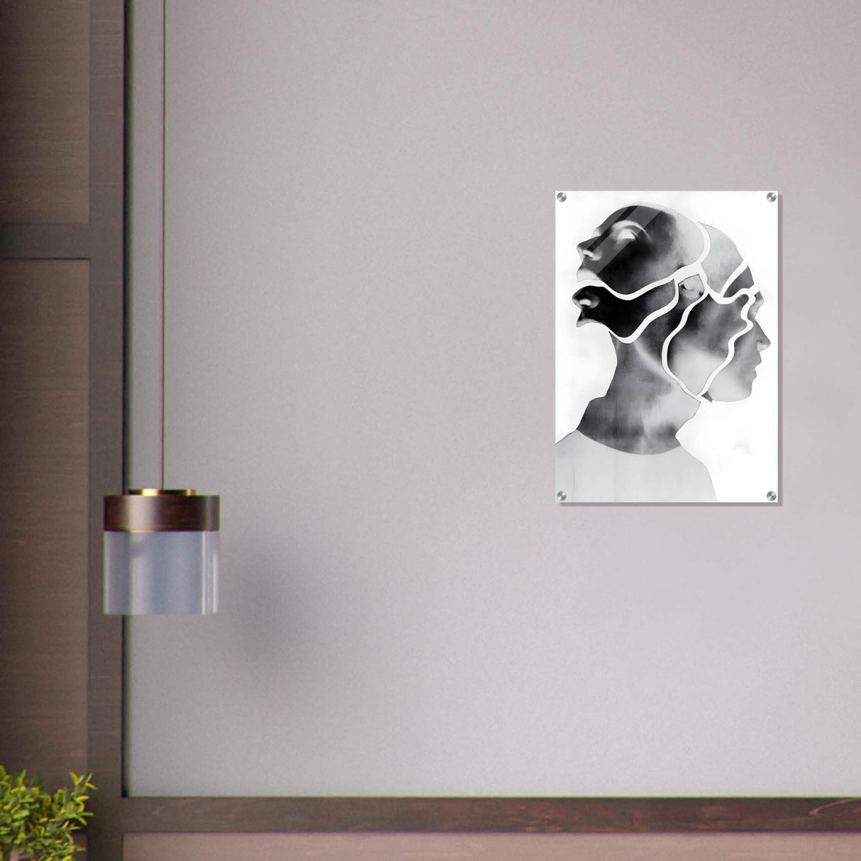 Da Vinci Minimalist Modern Wall Art - Acrylic Print - 50x70 cm / 20x28″ -