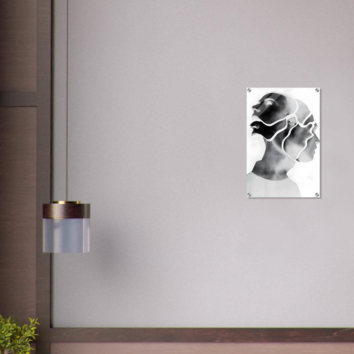 Da Vinci Minimalist Modern Wall Art - Acrylic Print - 40x60 cm / 16x24″ -