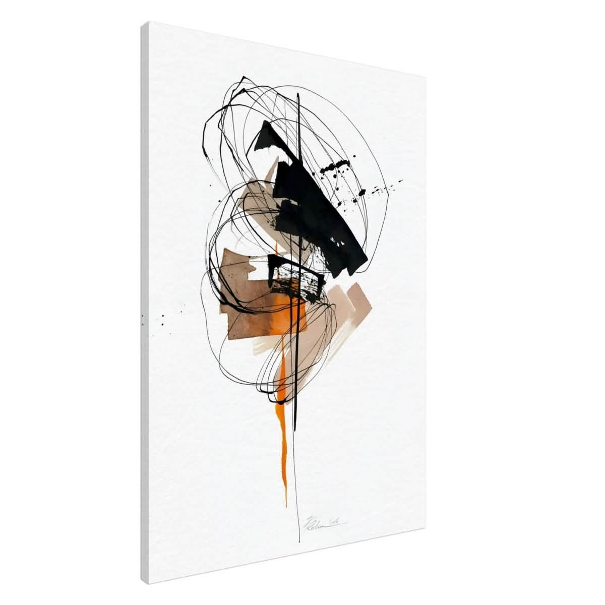 Da Vinci Minimalist Modern Wall Art - Canvas - 70x100 cm / 28x40″ - Slim