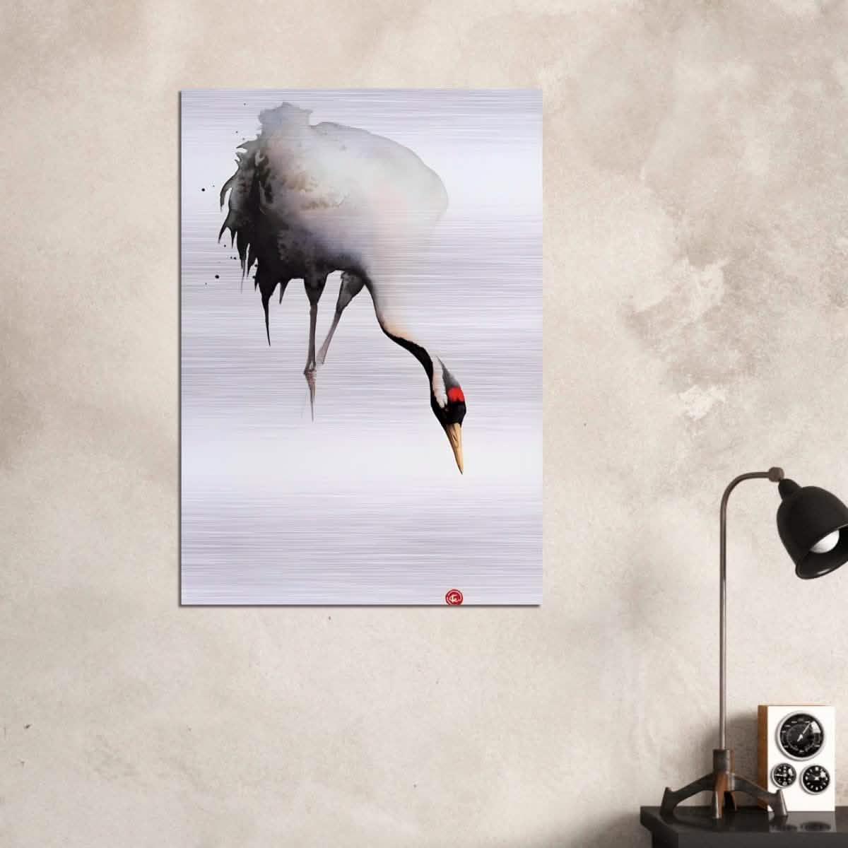 Da Vinci Minimalist Modern Wall Art - Brushed Aluminum Print - 70x100 cm / 28x40″ -