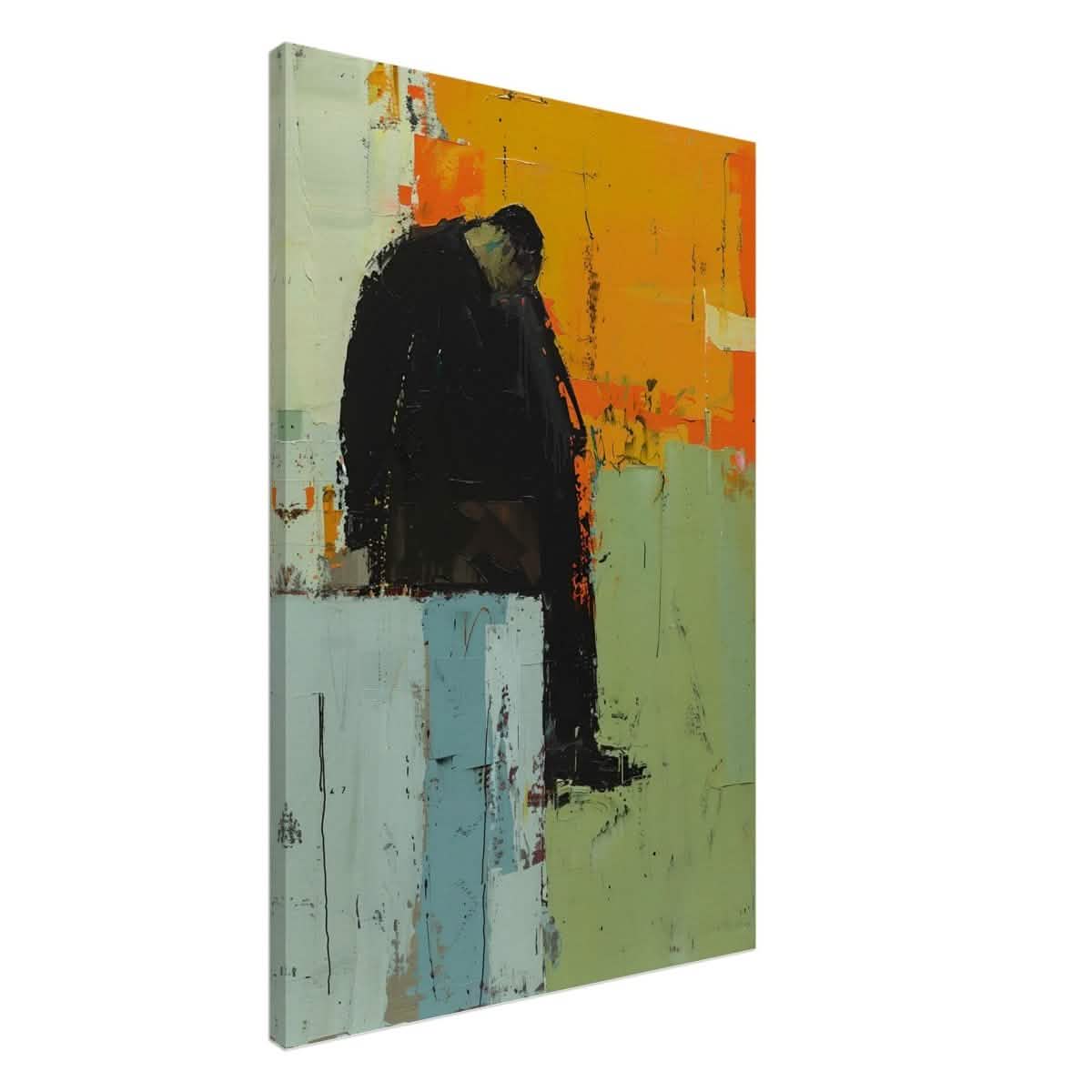 Da Vinci Minimalist Modern Wall Art - Canvas - 60x90 cm / 24x36″ - Slim