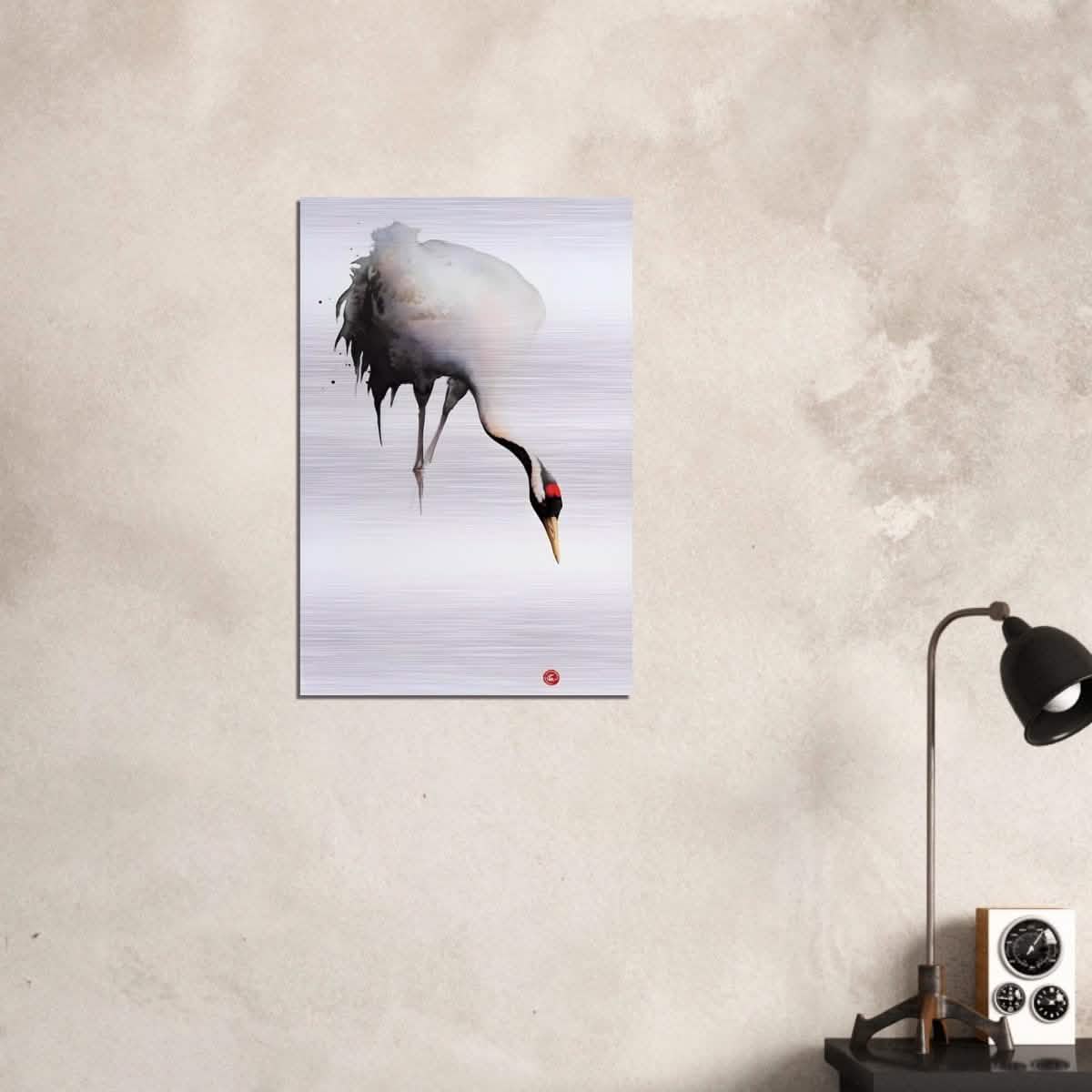 Da Vinci Minimalist Modern Wall Art - Brushed Aluminum Print - 50x75 cm / 20x30″ -