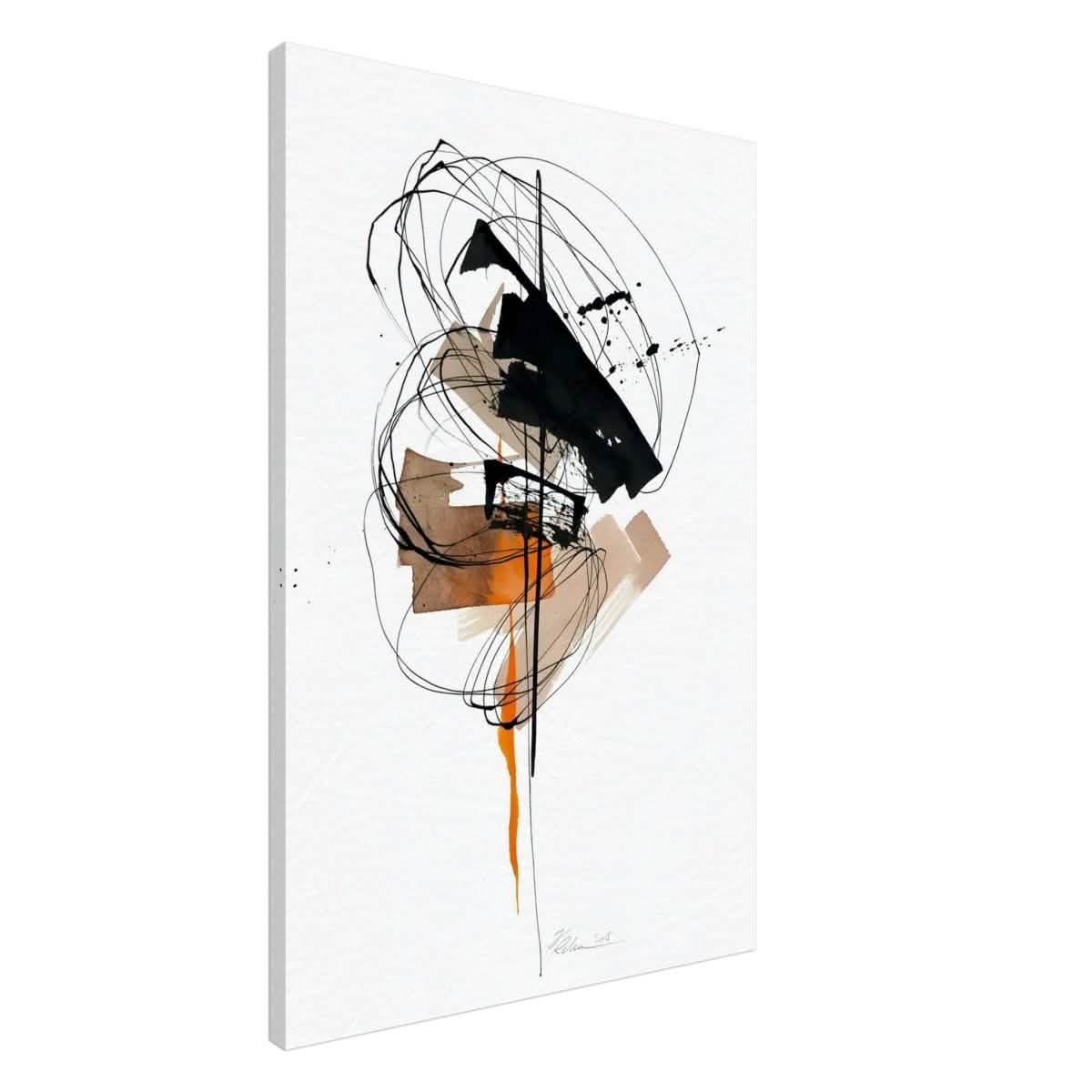 Da Vinci Minimalist Modern Wall Art - Canvas - 60x90 cm / 24x36″ - Slim