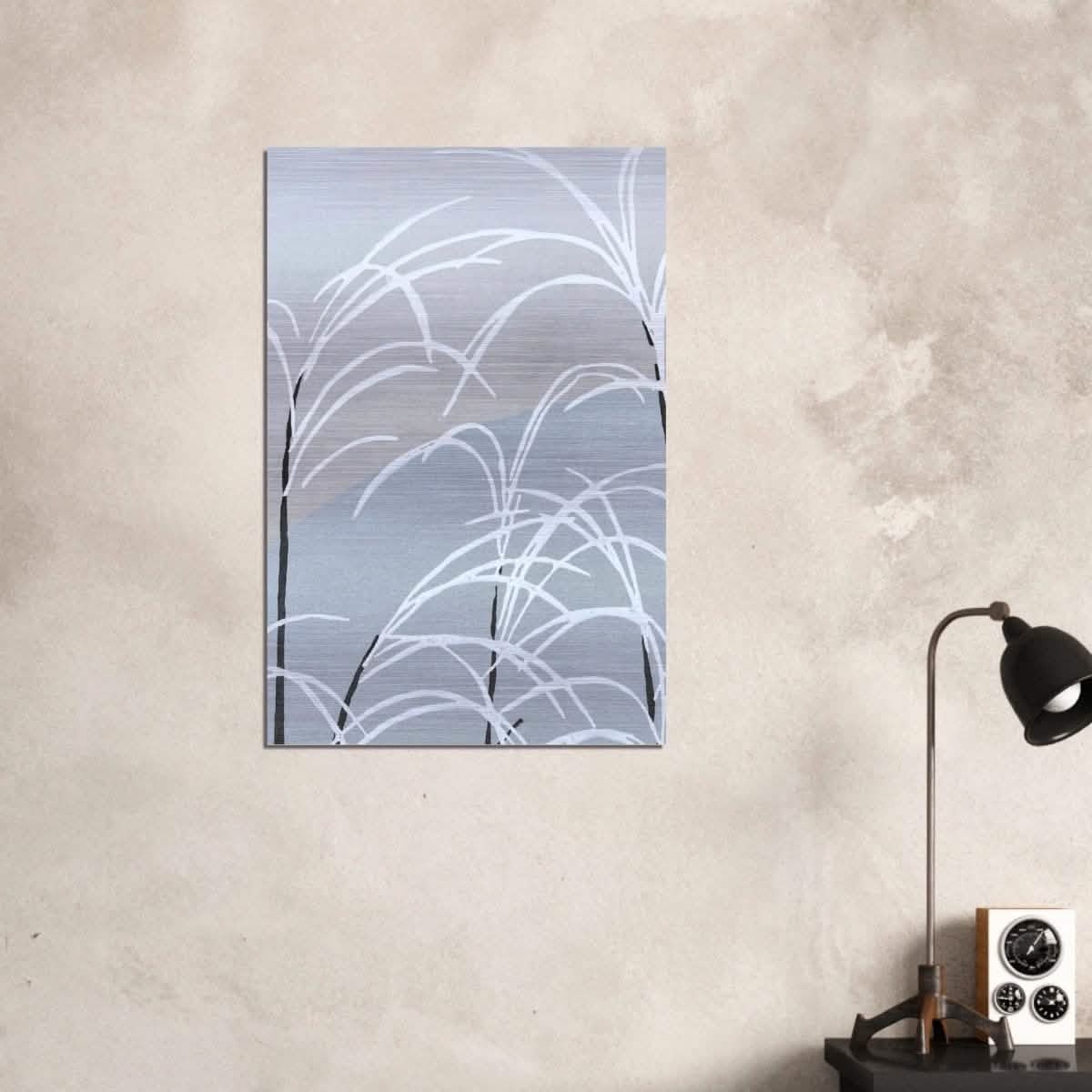 Da Vinci Minimalist Modern Wall Art - Brushed Aluminum Print - 60x90 cm / 24x36″ -