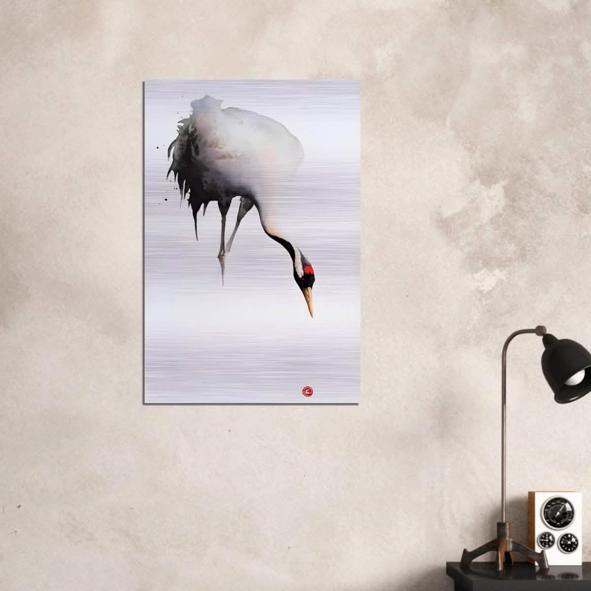 Da Vinci Minimalist Modern Wall Art - Brushed Aluminum Print - 60x90 cm / 24x36″ -