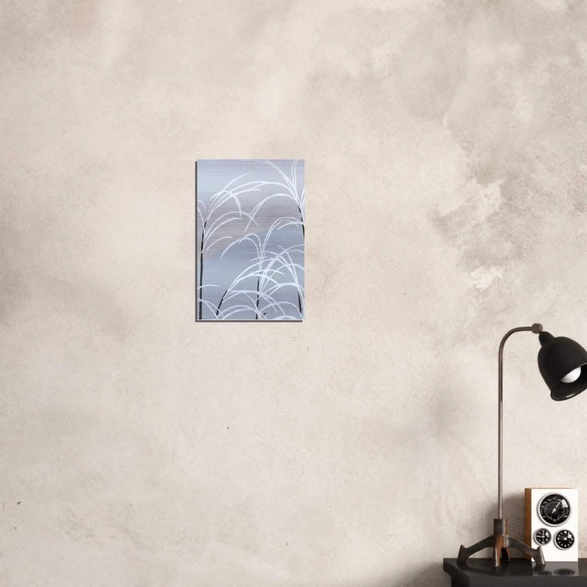 Da Vinci Minimalist Modern Wall Art - Brushed Aluminum Print - 30x45 cm / 12x18″ -