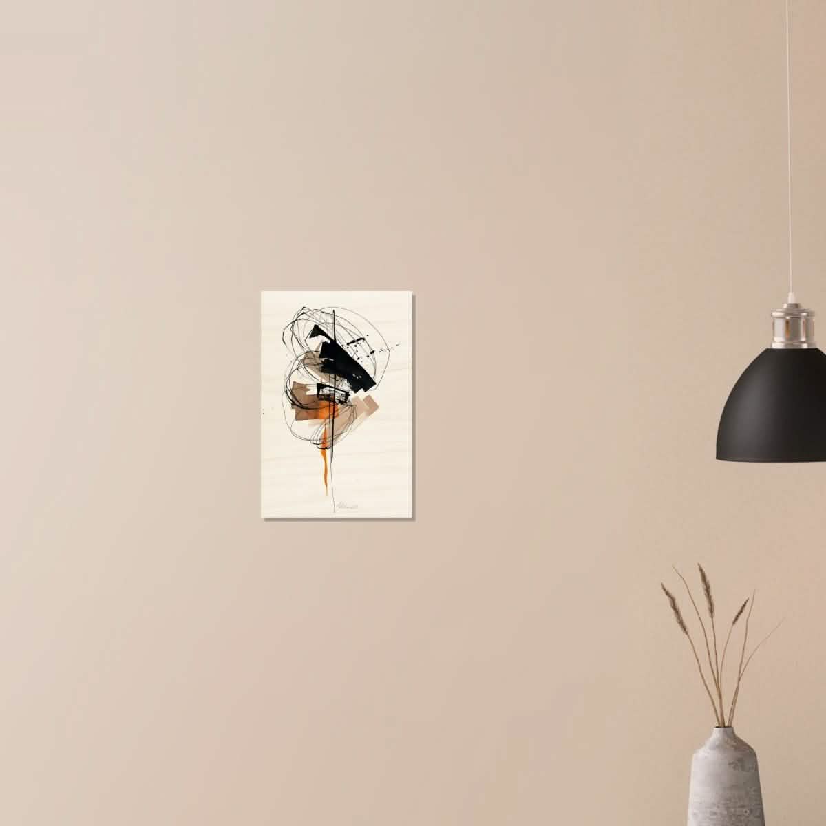 Da Vinci Minimalist Modern Wall Art - Wood Prints - 30x45 cm / 12x18″ - 20 mm