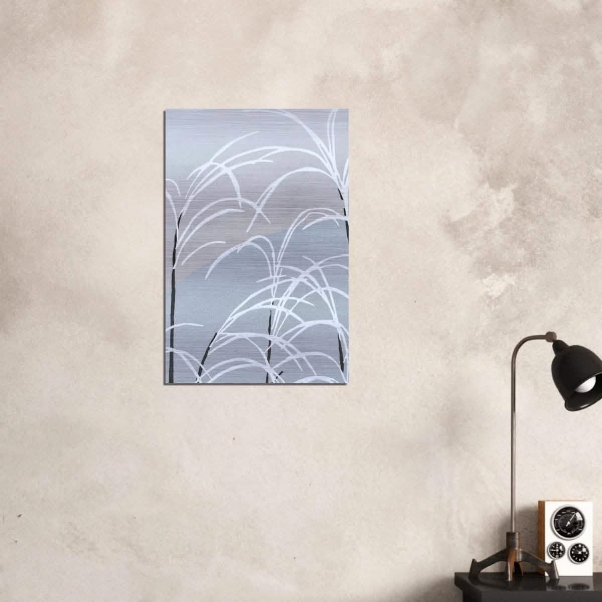 Da Vinci Minimalist Modern Wall Art - Brushed Aluminum Print - 50x75 cm / 20x30″ -